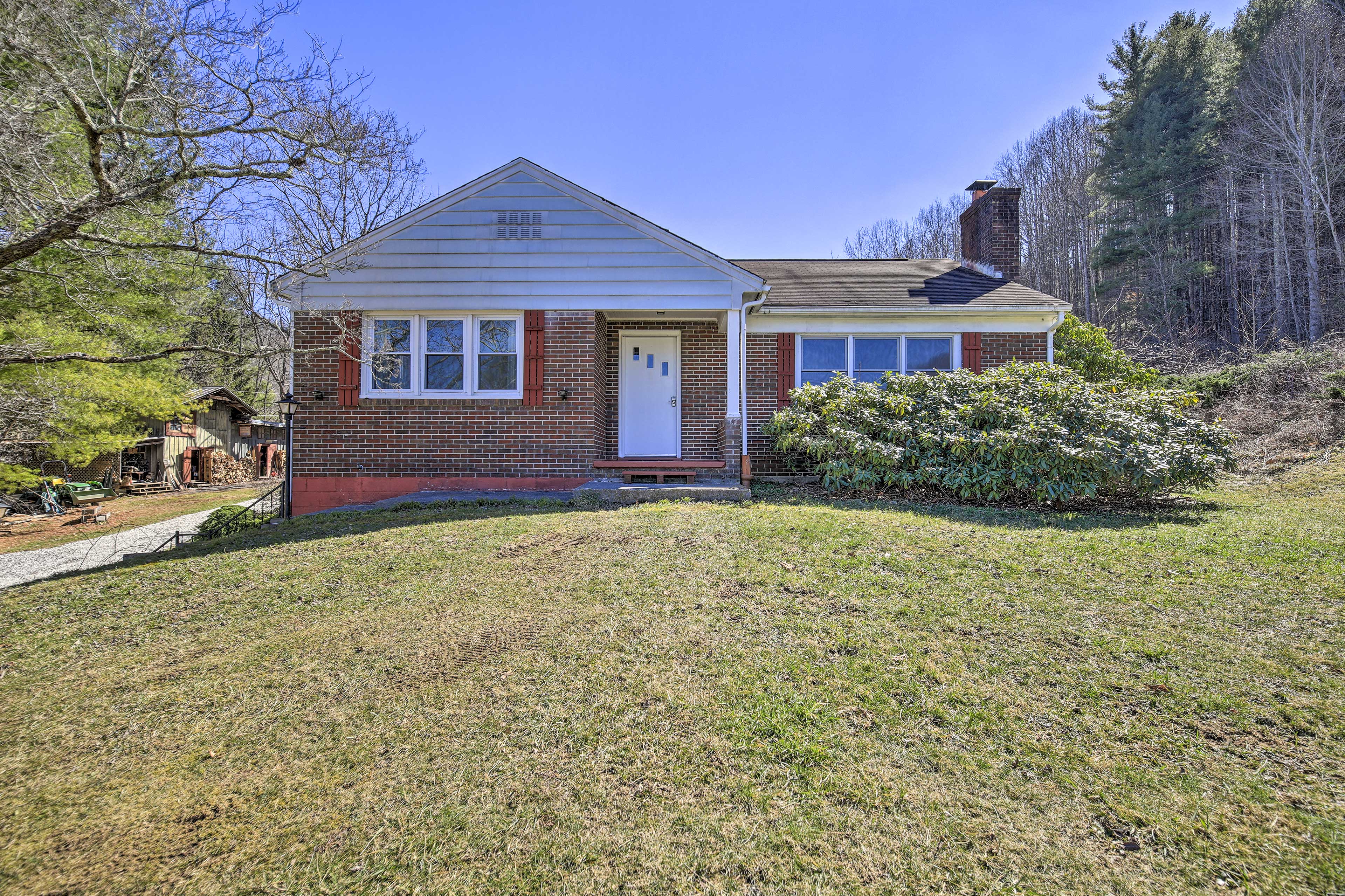 Property Image 1 - Quaint Creekside Home w/ Spacious Deck & Yard