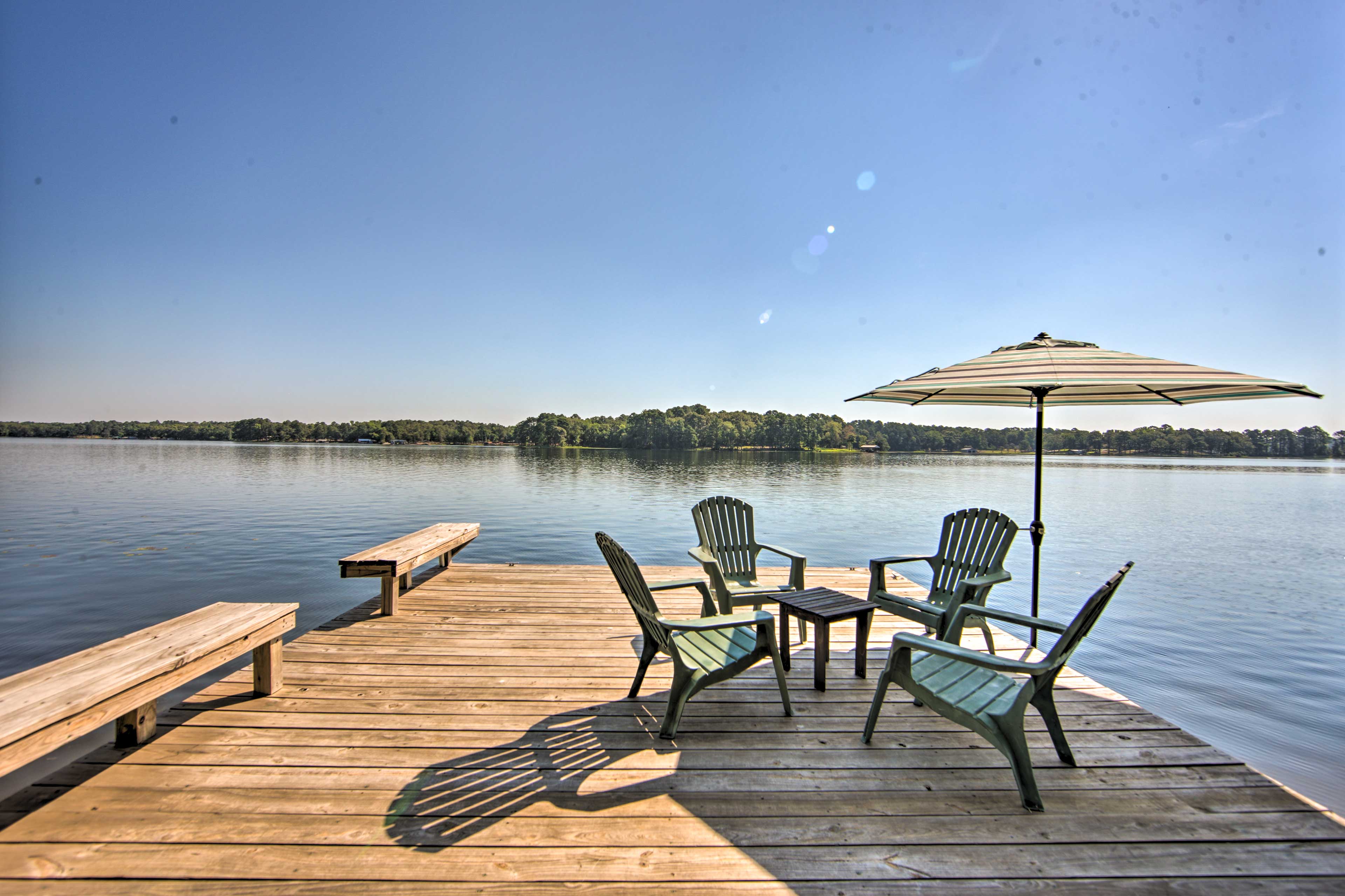 Property Image 1 - Quiet Home on Lake Hawkins w/ Kayaks + Dock!