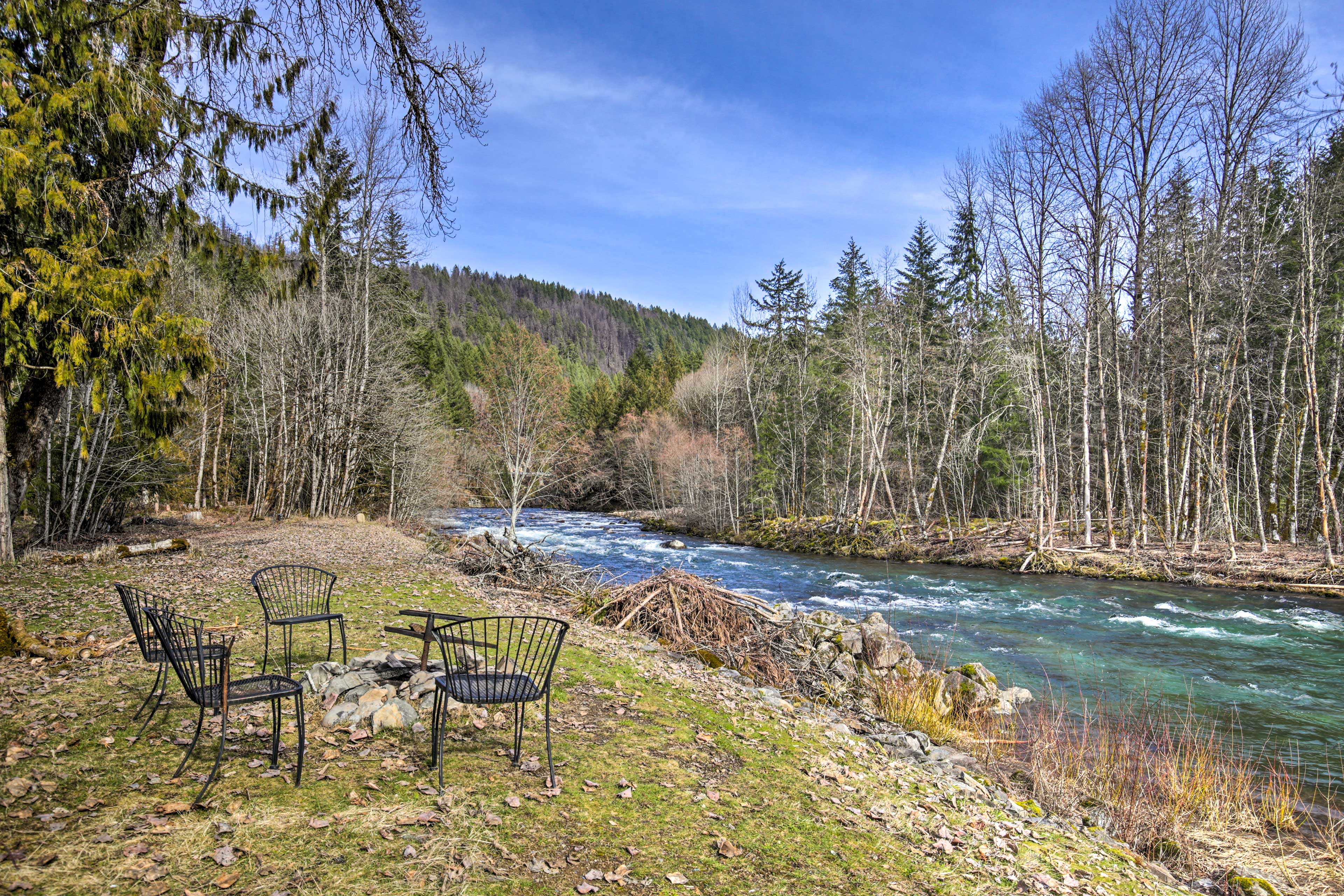 Property Image 2 - Remote Escape: Riverside Home w/ Scenic Views