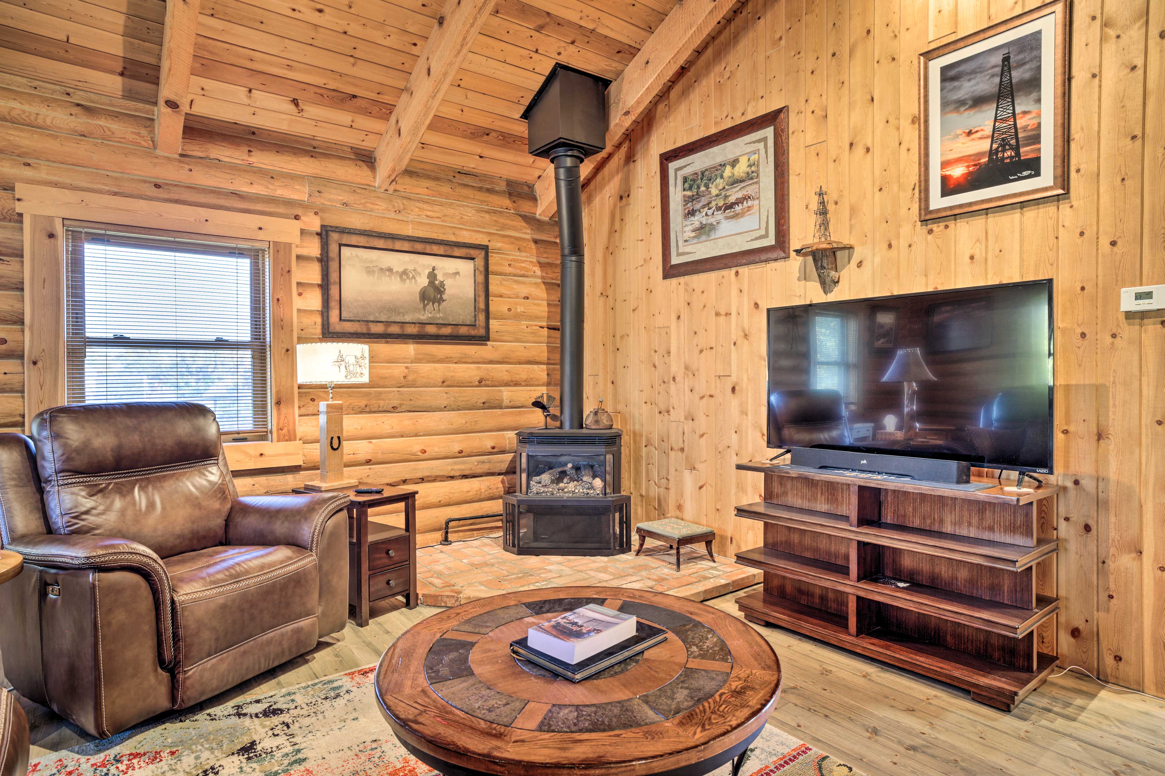 Property Image 1 - Remote Cabin w/ Gas Stove < 7 Mi to Town!
