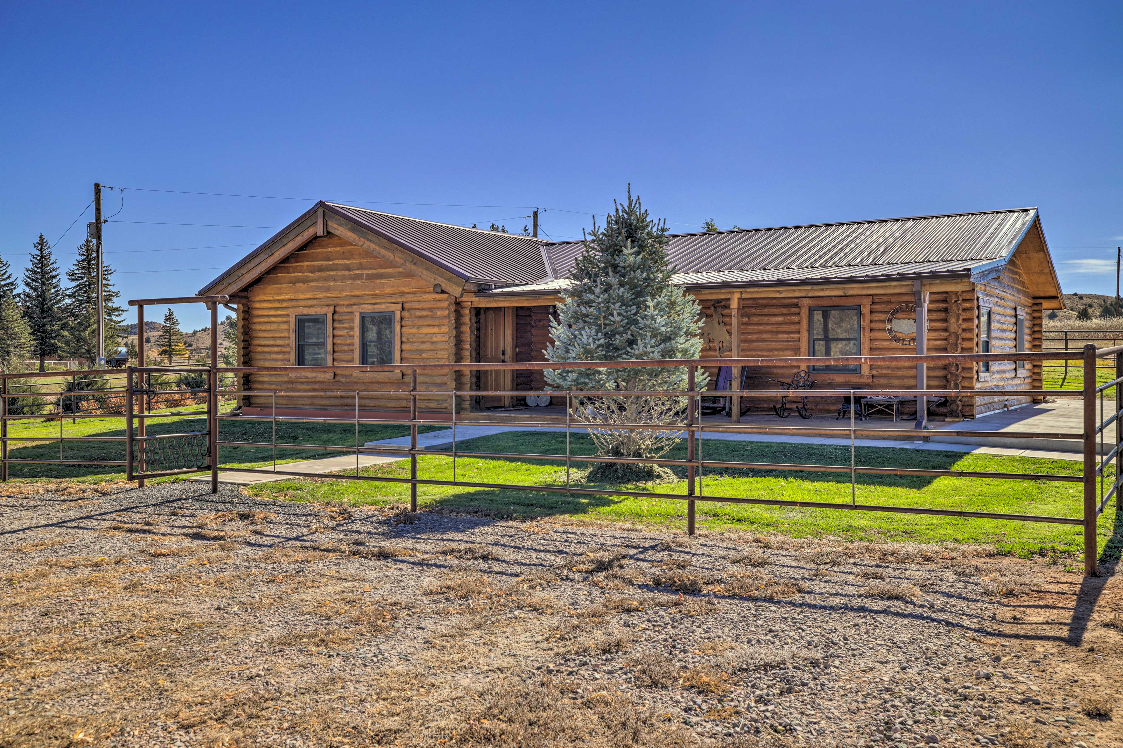 Property Image 1 - Remote Cabin w/ Gas Stove < 7 Mi to Town!