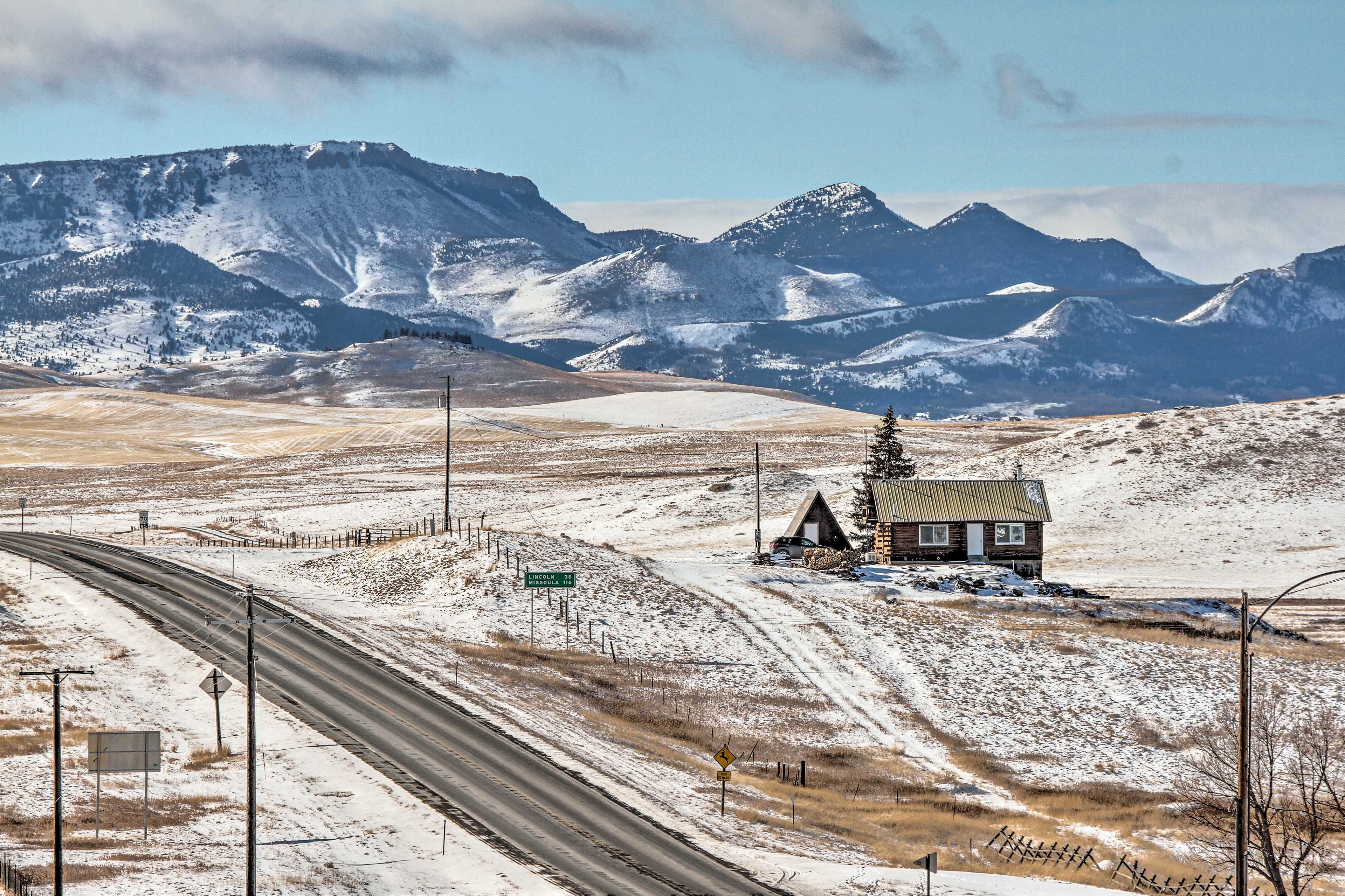 Property Image 1 - Remote Wolf Creek Cabin - Wide Open Spaces!