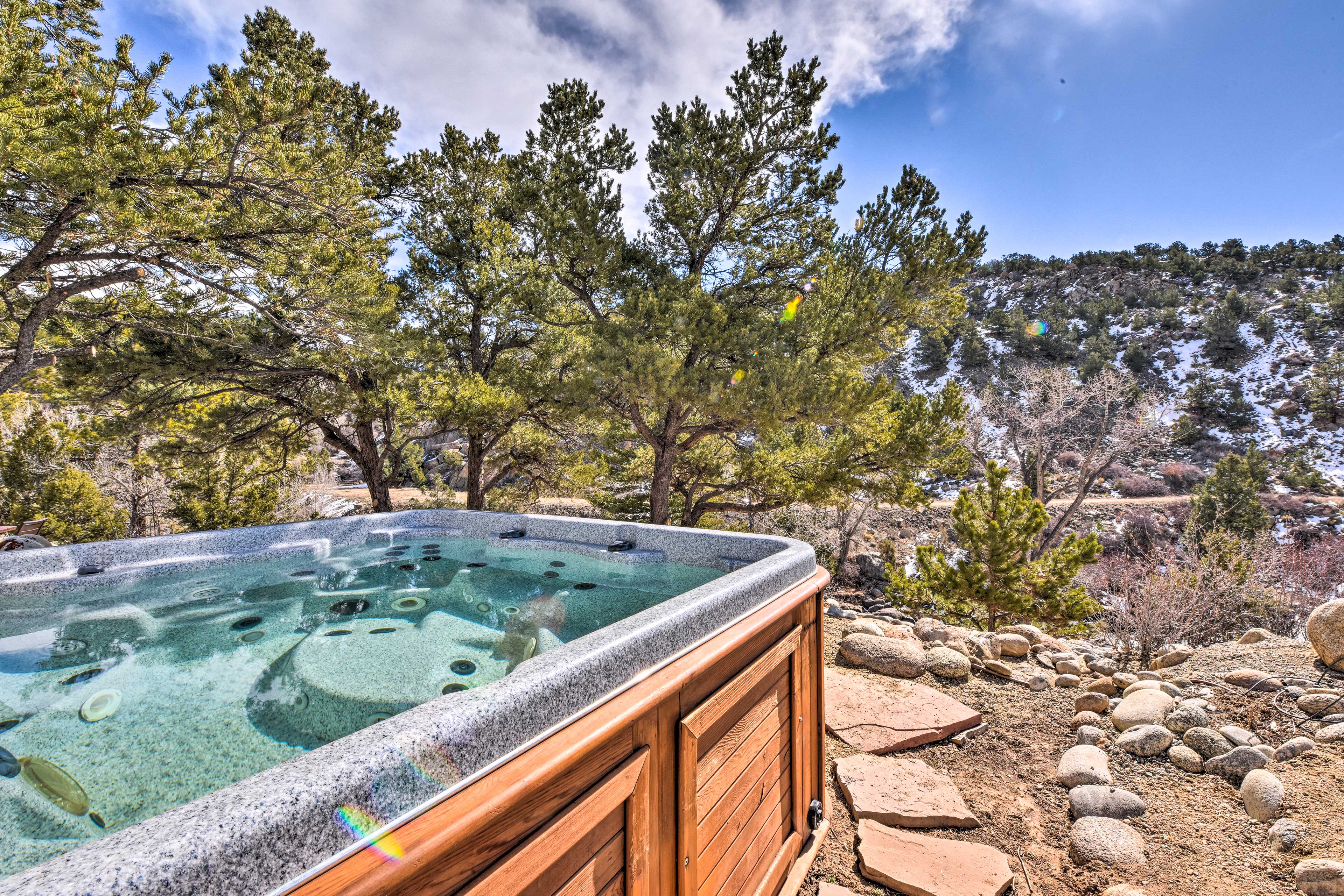 Property Image 2 - Riverfront Retreat w/ Hot Tub: Fish & Hike!