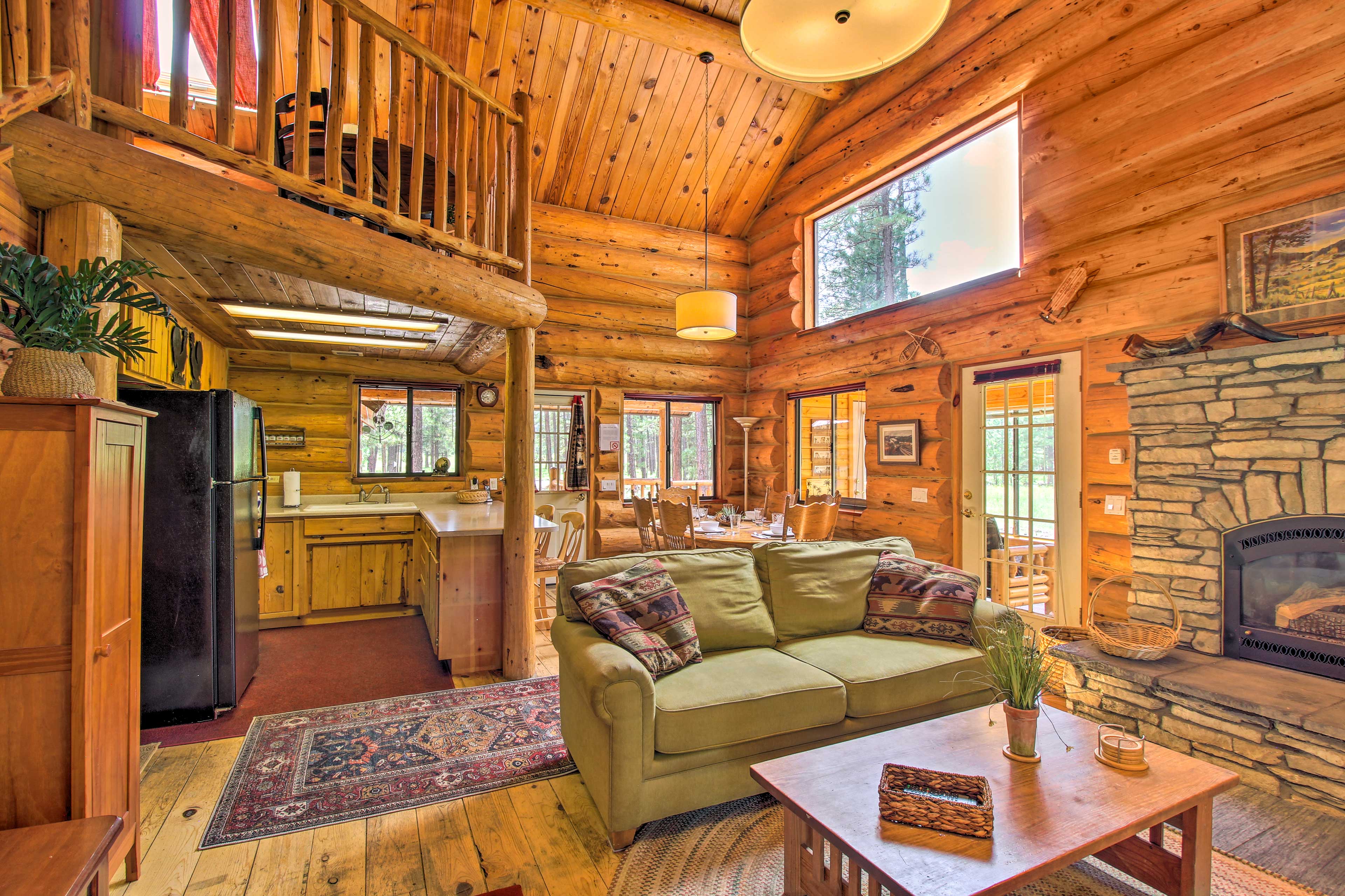 Property Image 2 - Tranquil Mountain Cabin w/ Game Room & Fireplace!