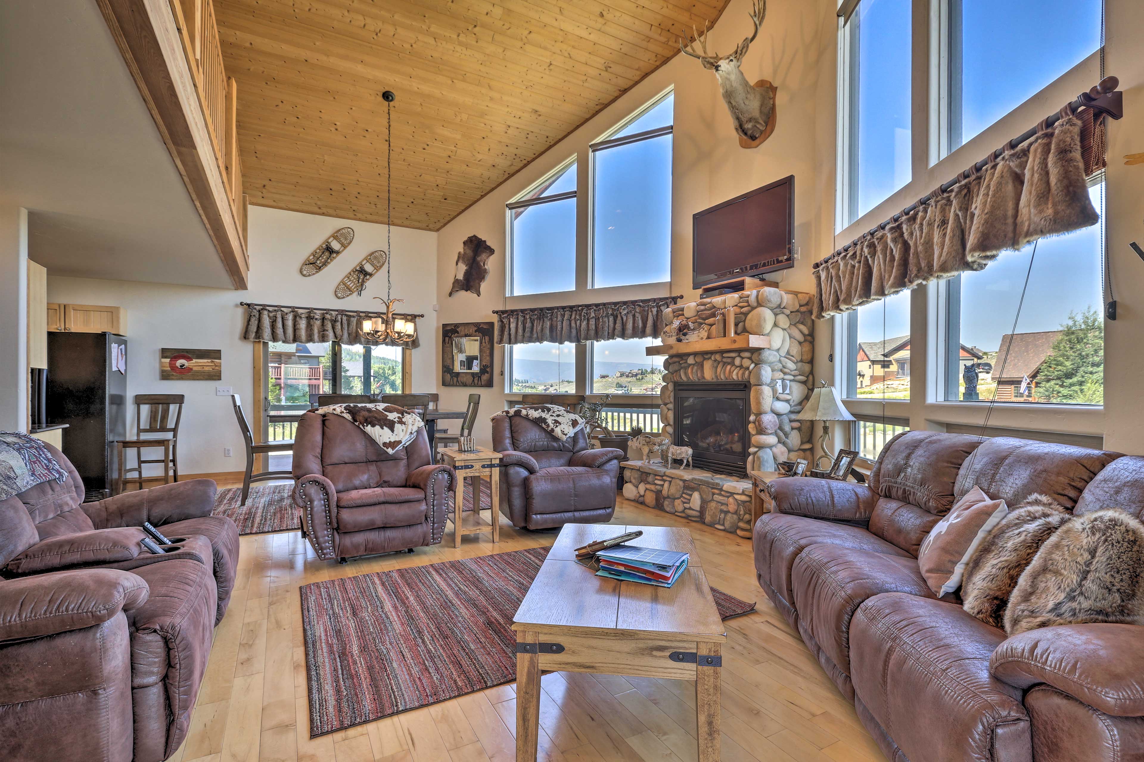 Property Image 2 - Grand Granby Retreat w/ Deck, Bar & Mountain Views