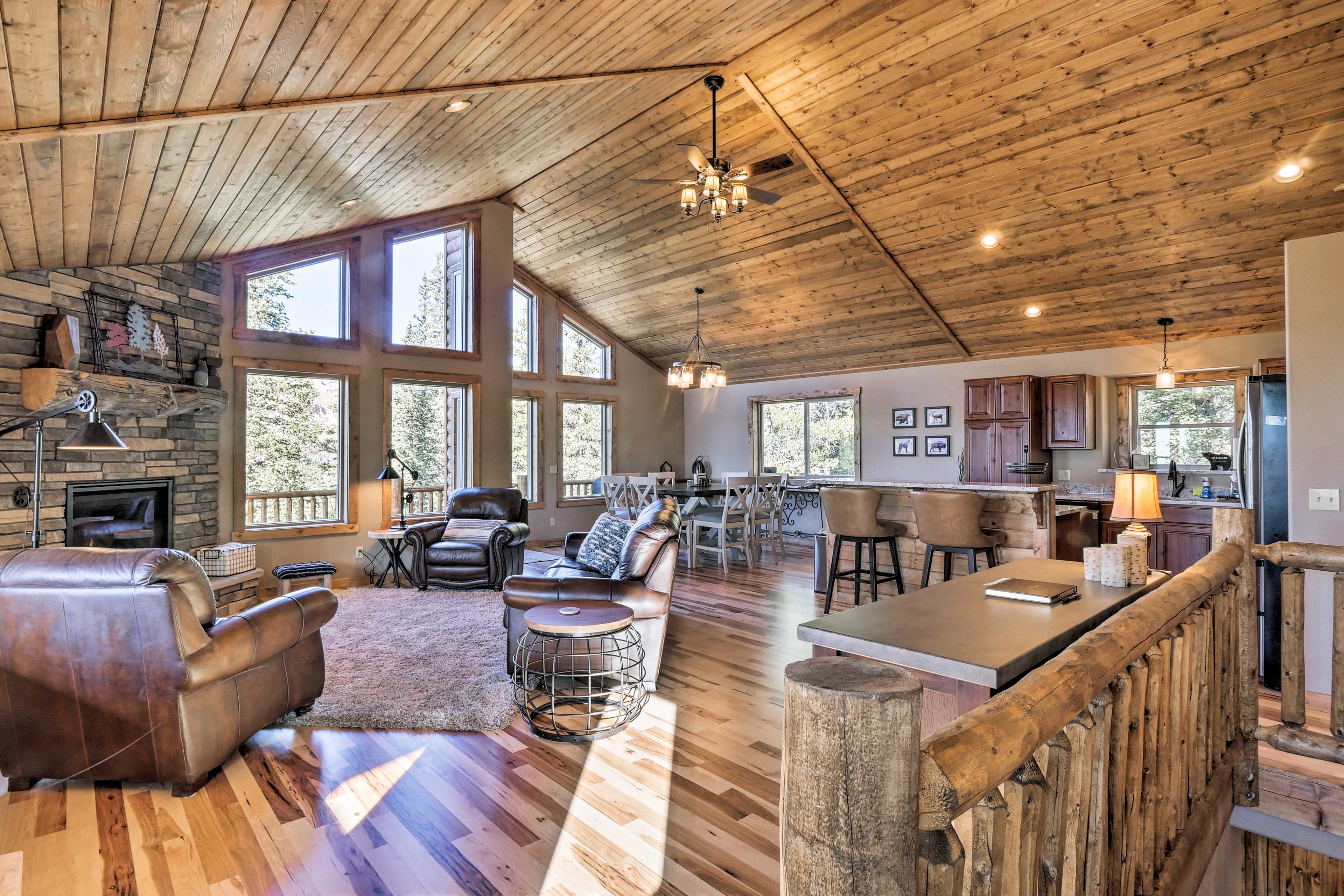 Property Image 2 - Fairplay Cabin w/ Wraparound Deck & Mountain Views