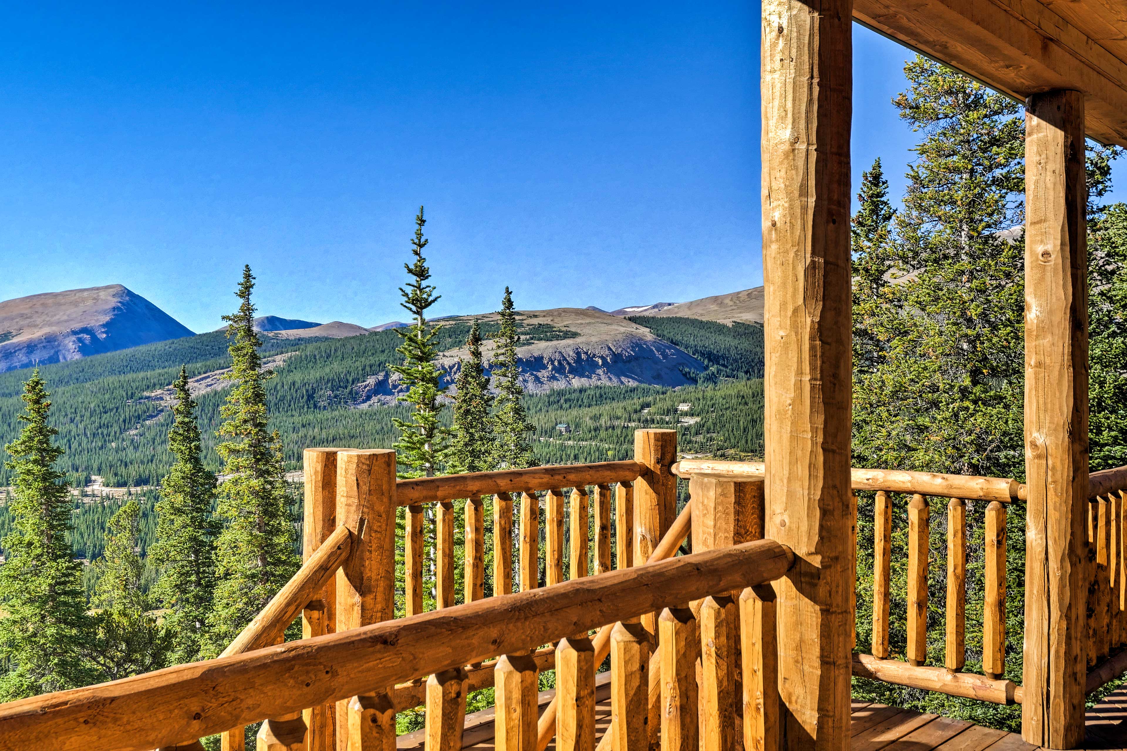 Property Image 1 - Fairplay Cabin w/ Wraparound Deck & Mountain Views