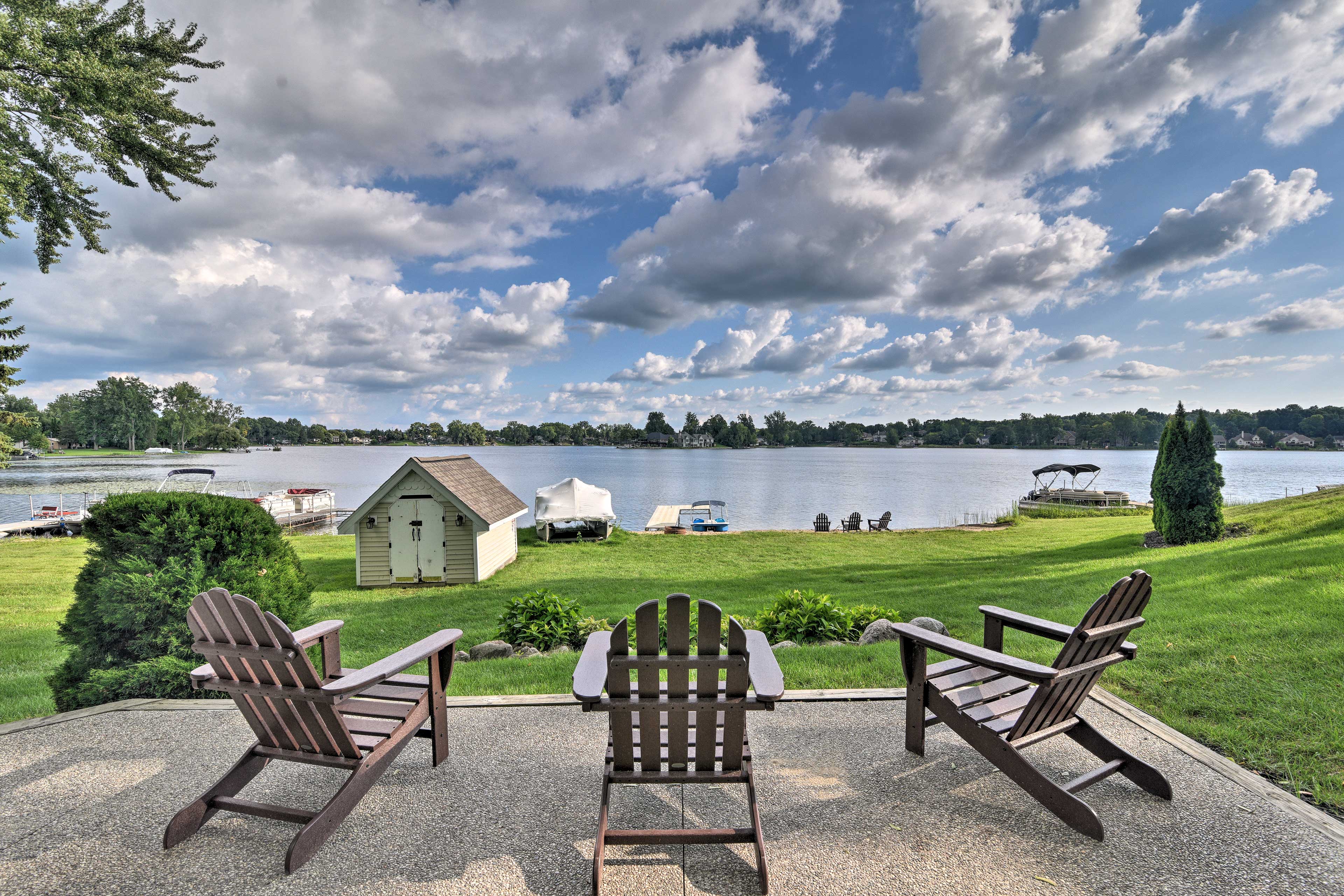 Property Image 2 - Linden Lakefront Hideaway: Dock & Private Beach!