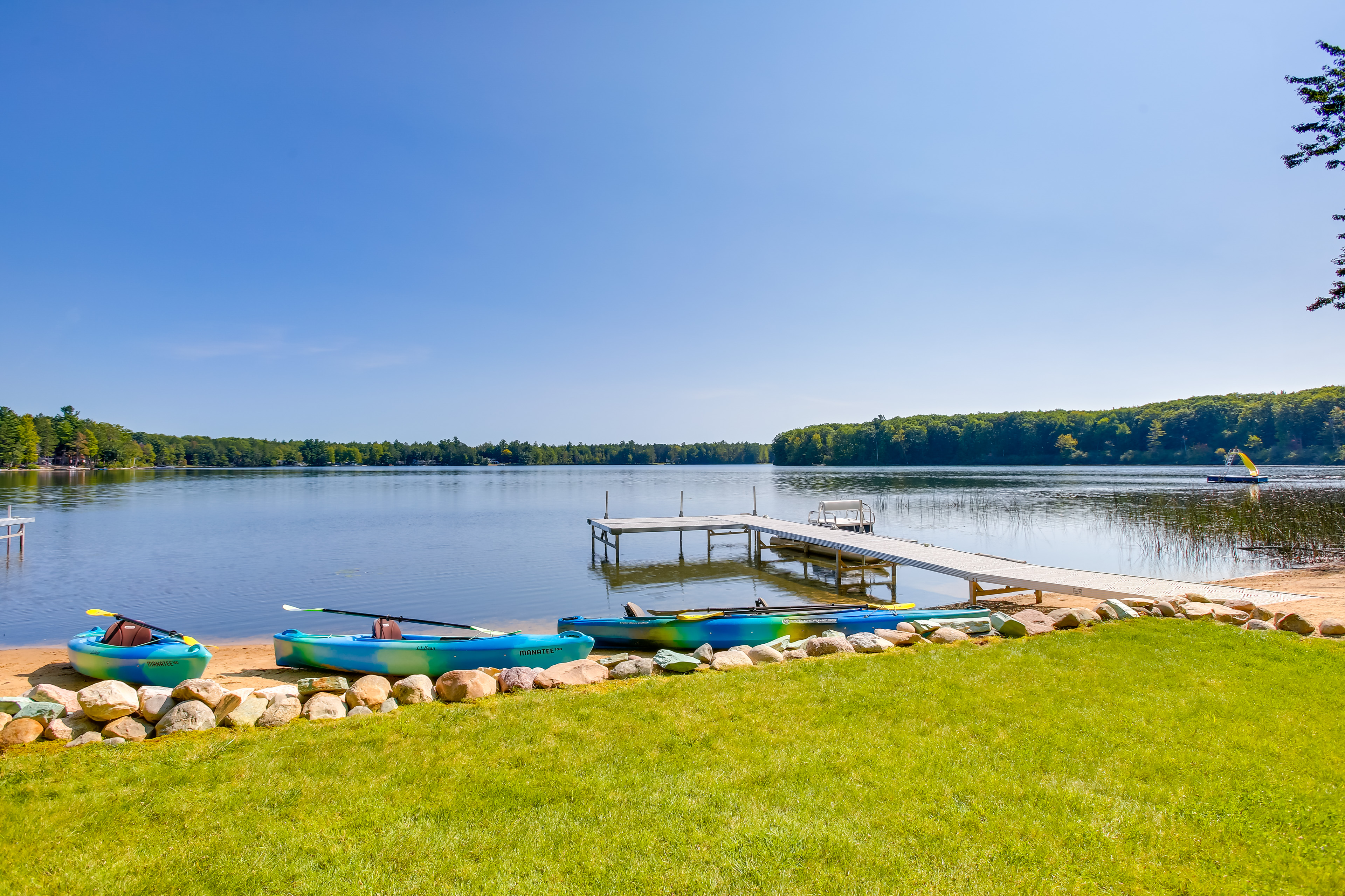 Property Image 1 - Interlochen Lake House w/ Deck, Fire Pit & Dock!