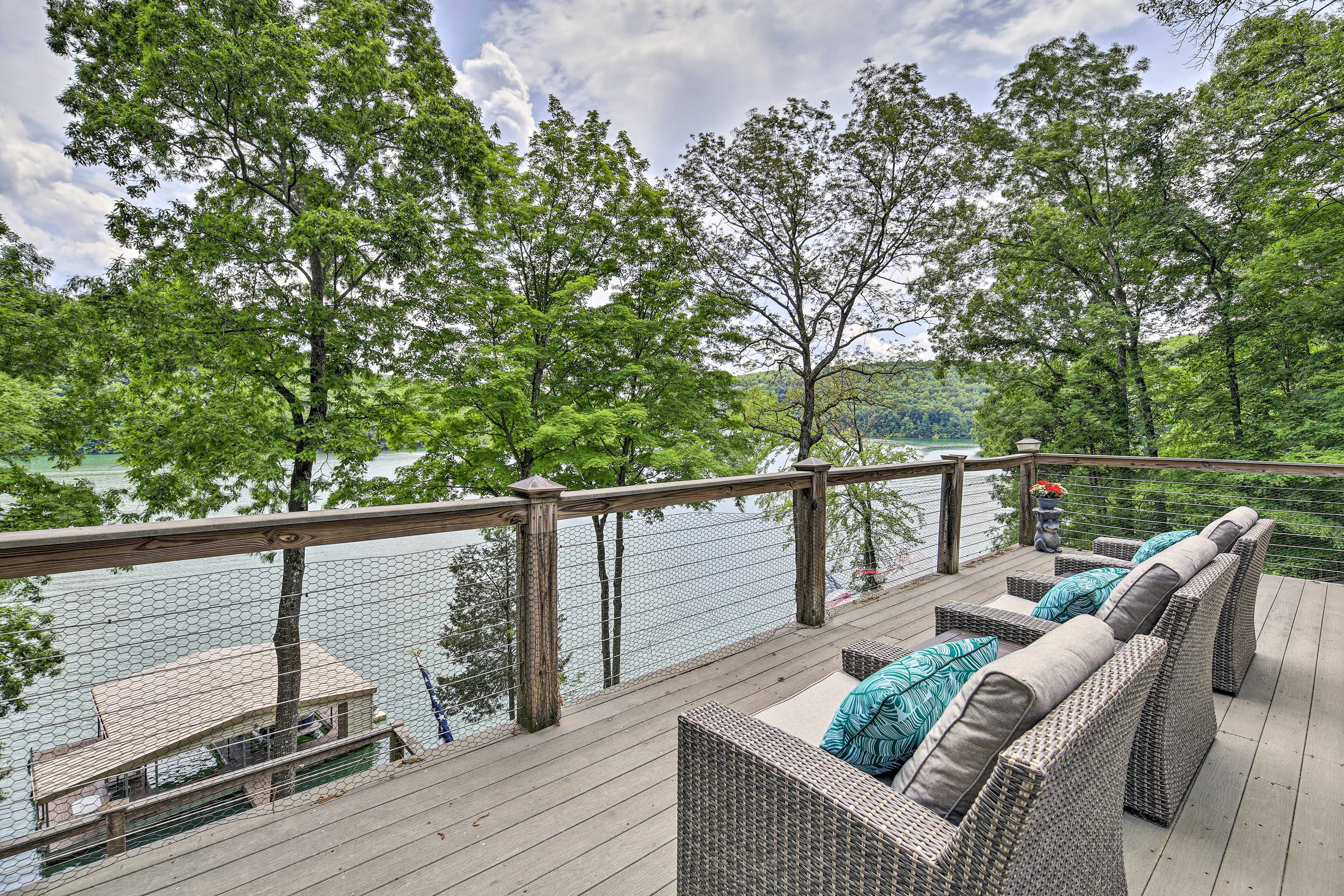 Property Image 1 - Inviting Family Abode w/ Dock on Norris Lake!