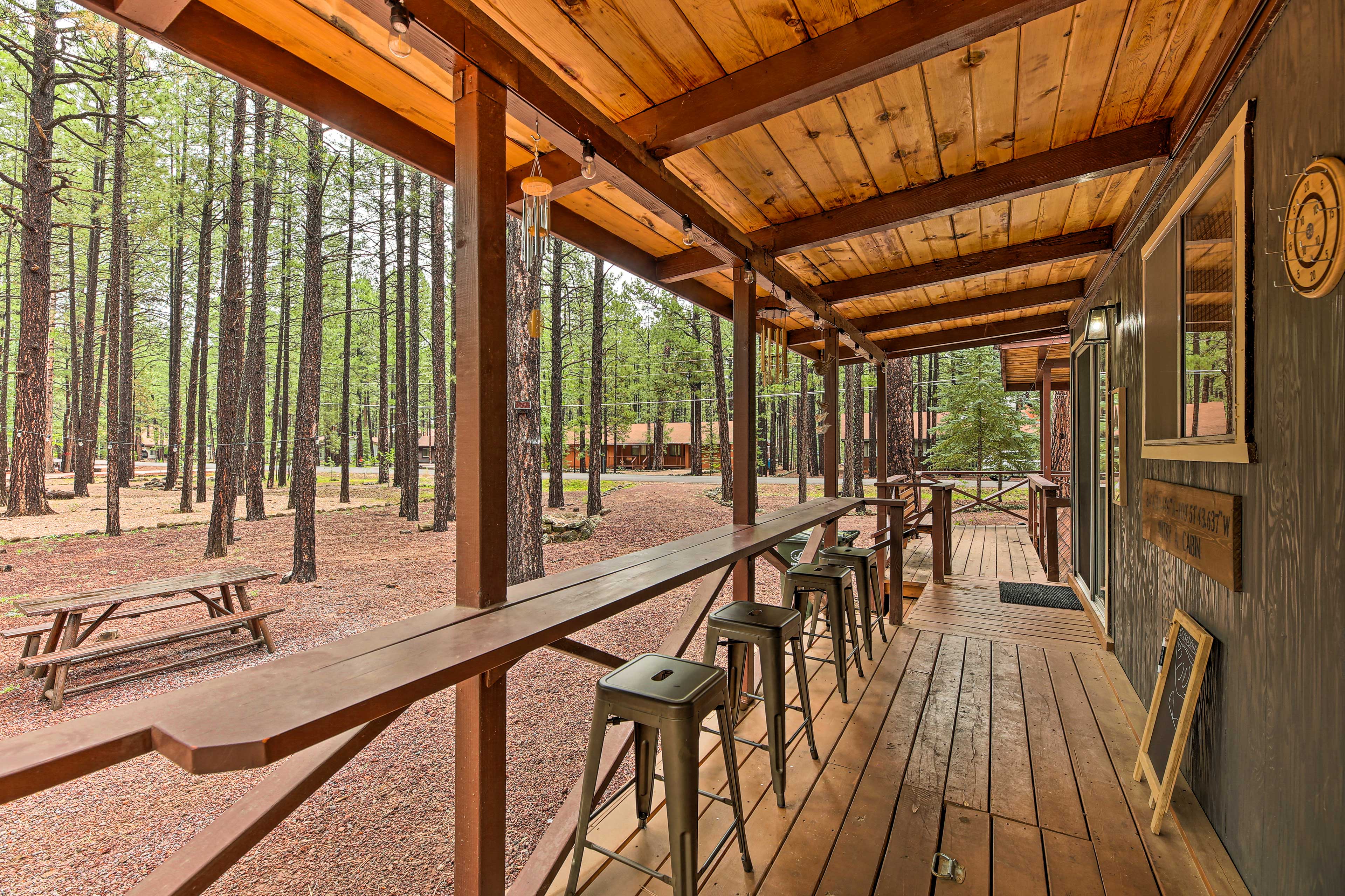 Property Image 2 - A-Frame Pinetop Lakeside Cabin Under the Pines!