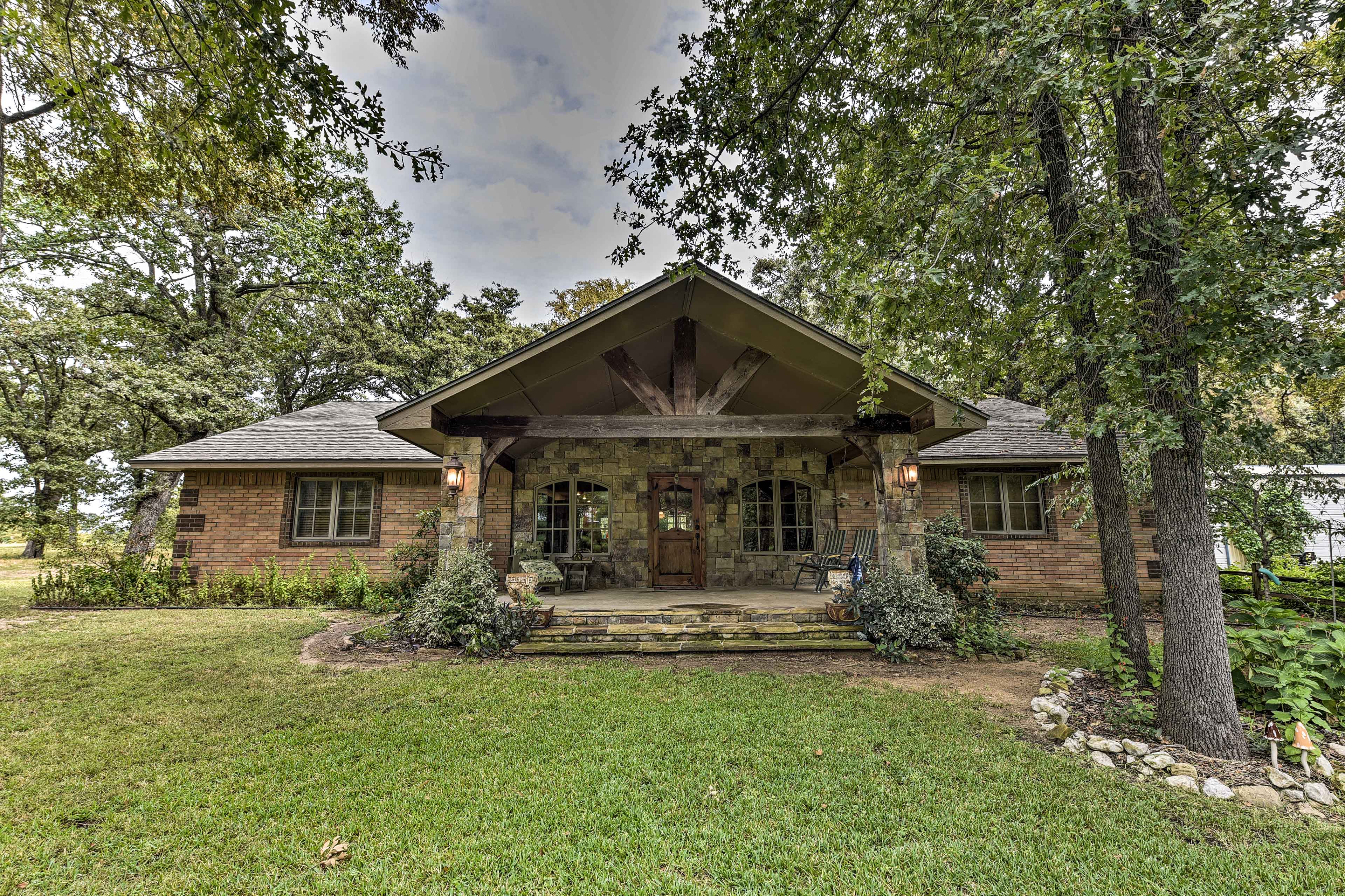 Property Image 1 - Kingston House w/ Fire Pit, Short Walk to Lake!