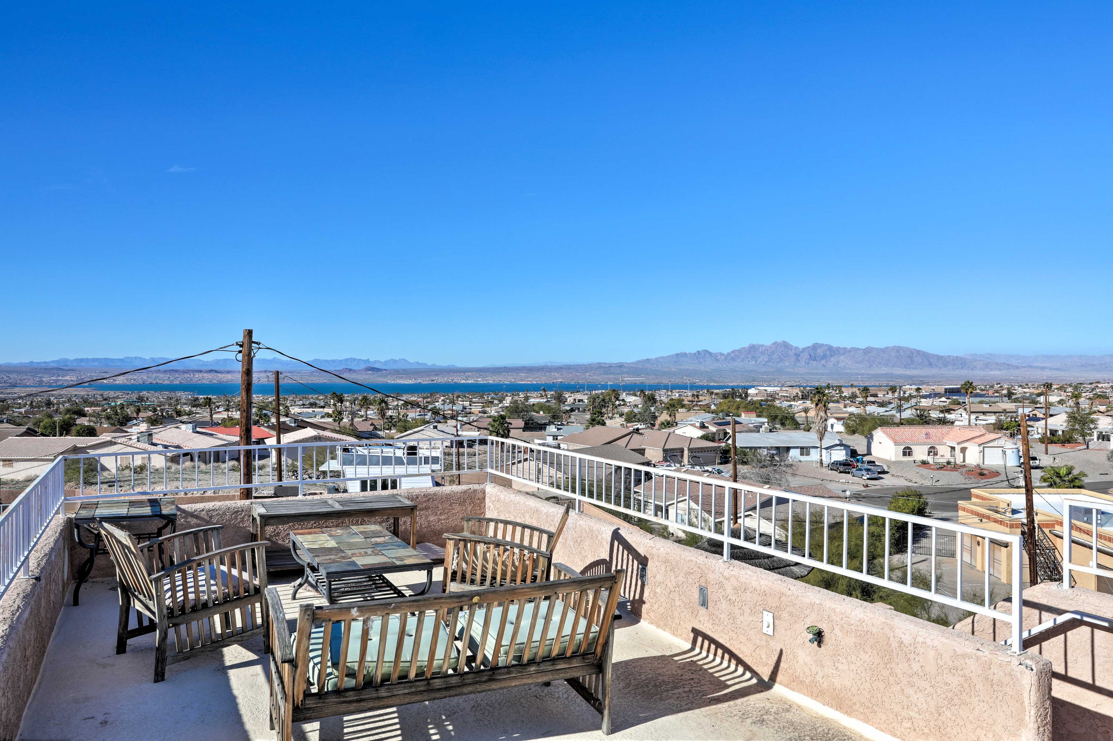 Property Image 1 - Lake Havasu Home w/ Rooftop Deck & Mountain Views!