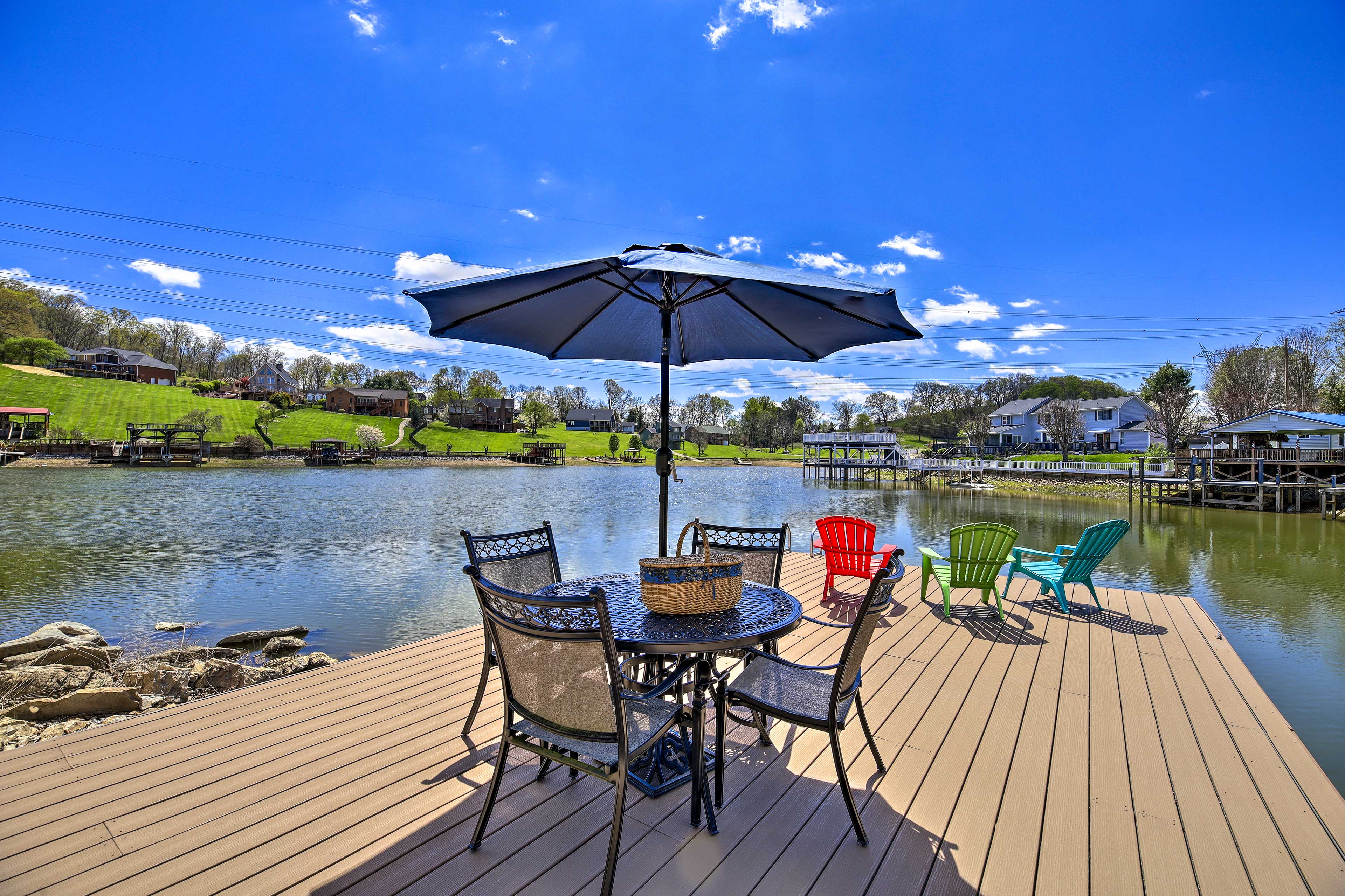 Property Image 1 - Lake House Haven: Fire Pit, Boat Dock + More!
