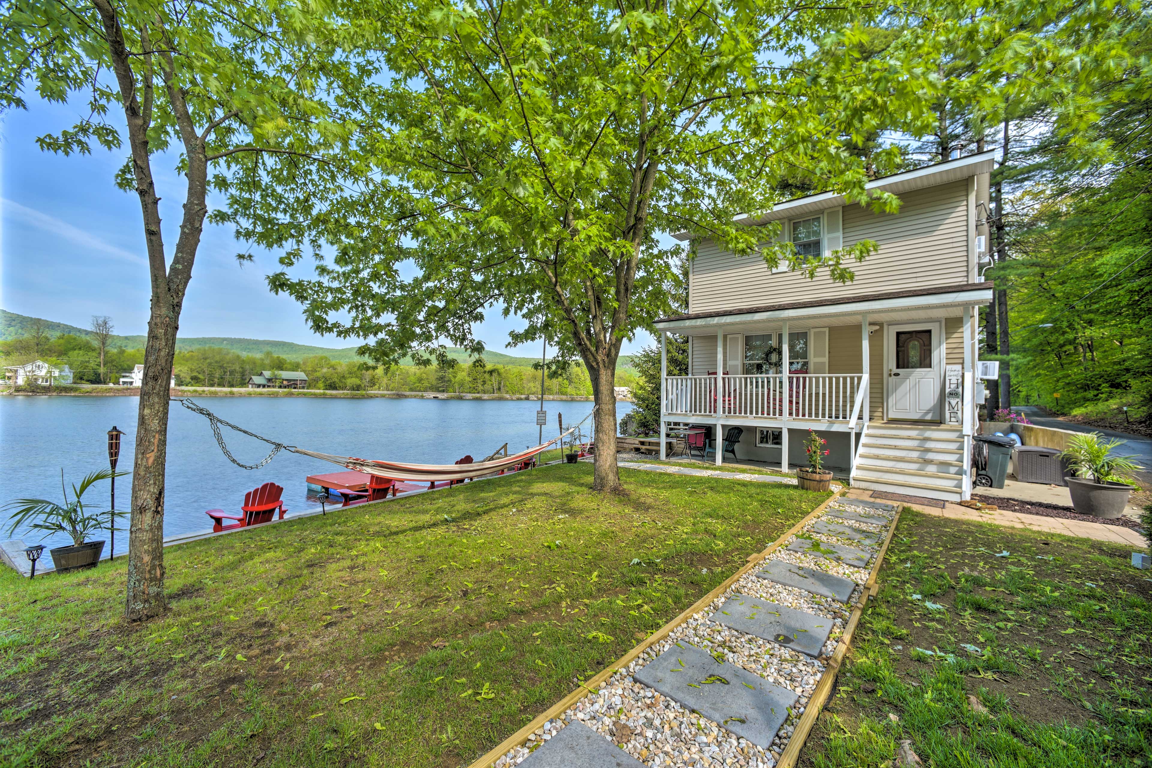 Property Image 1 - Lake Luzerne Home w/ Fire Pit on Hudson River