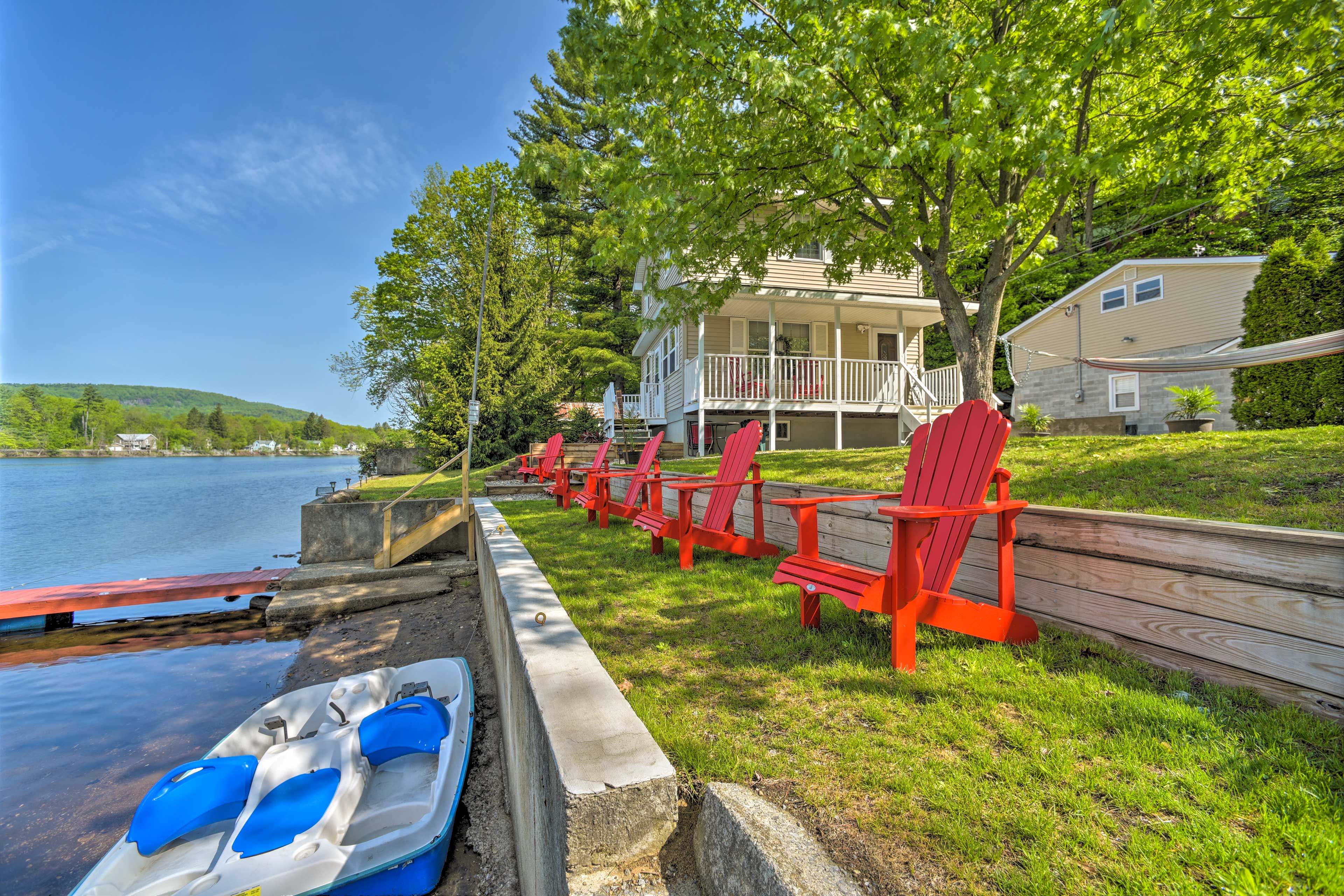 Property Image 2 - Lake Luzerne Home w/ Fire Pit on Hudson River