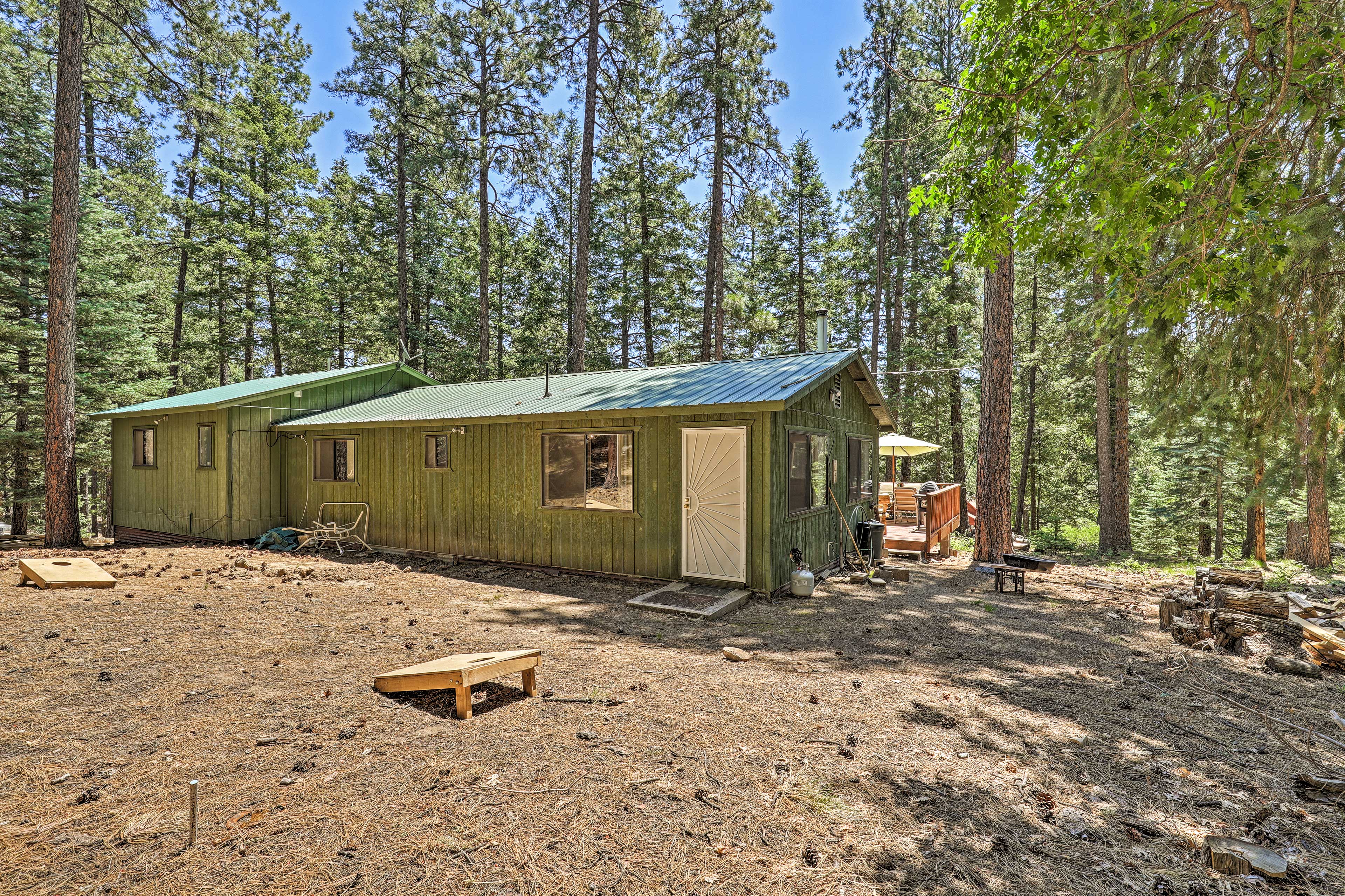 Property Image 2 - Wooded Prescott Cabin w/Private Deck + Grill!