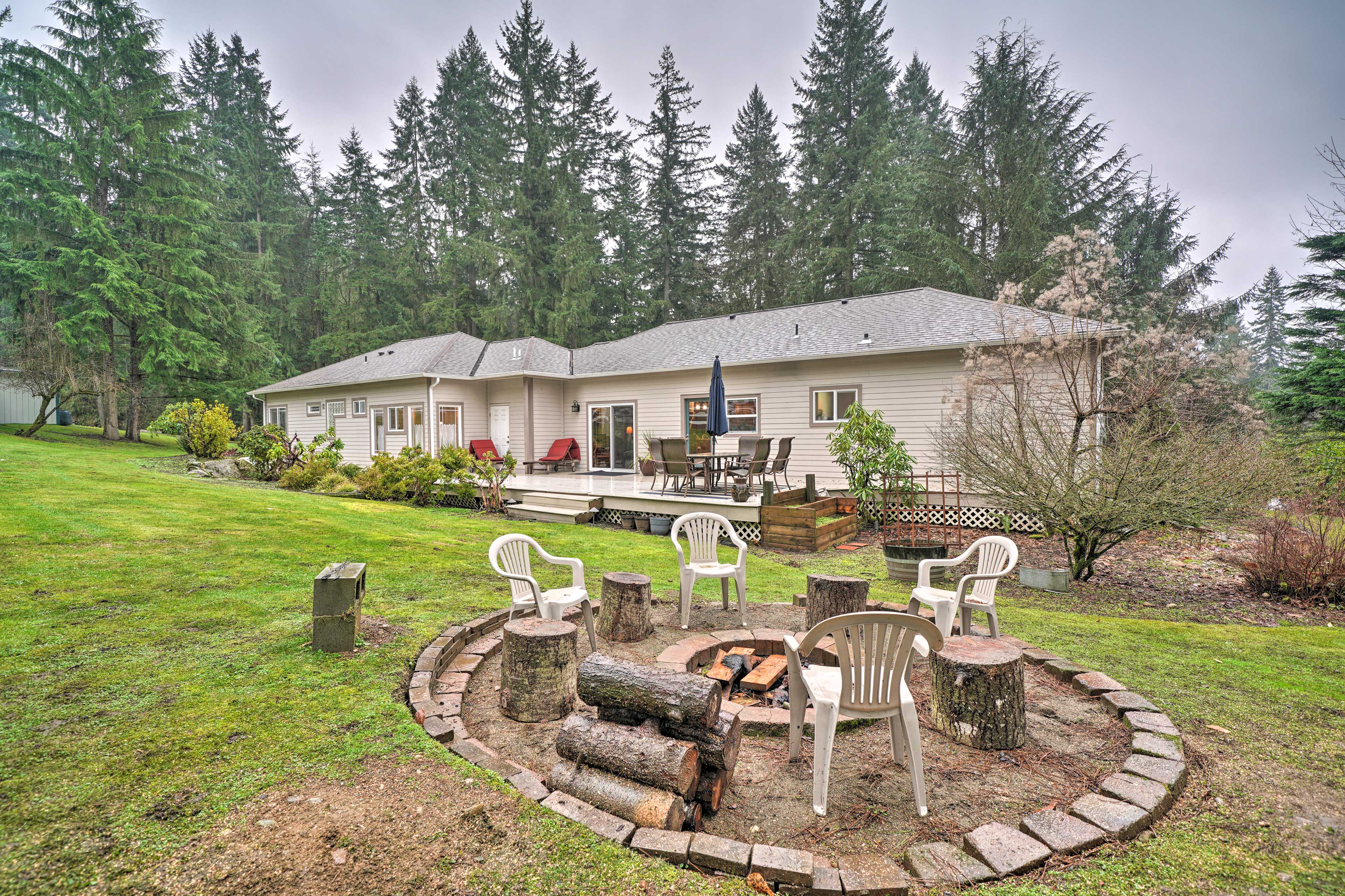 Property Image 1 - Woodinville Home w/ Furnished Deck & Fire Pit