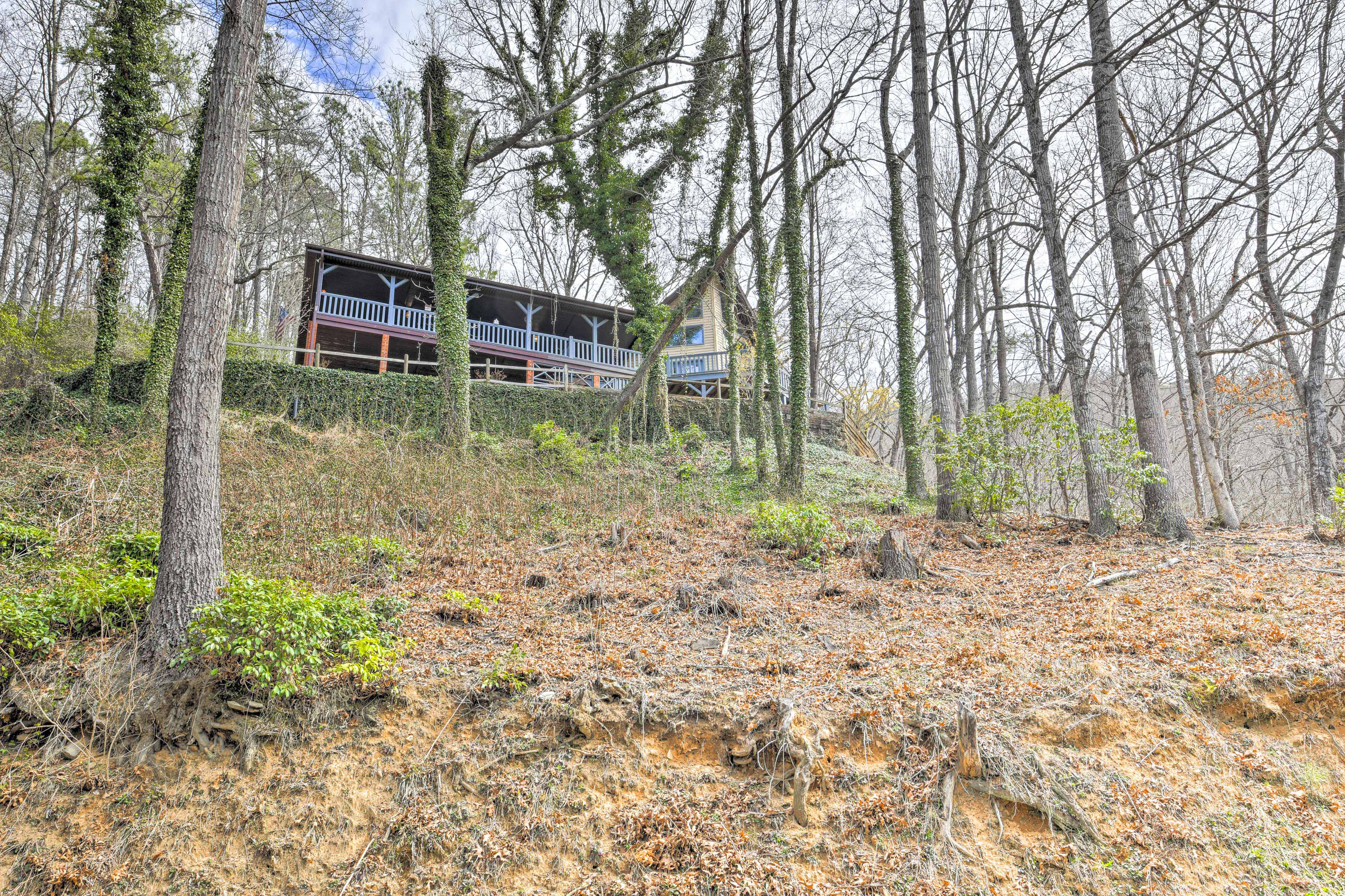 Property Image 2 - Newly-Renovated Bryson City Cabin w/ Hot Tub!