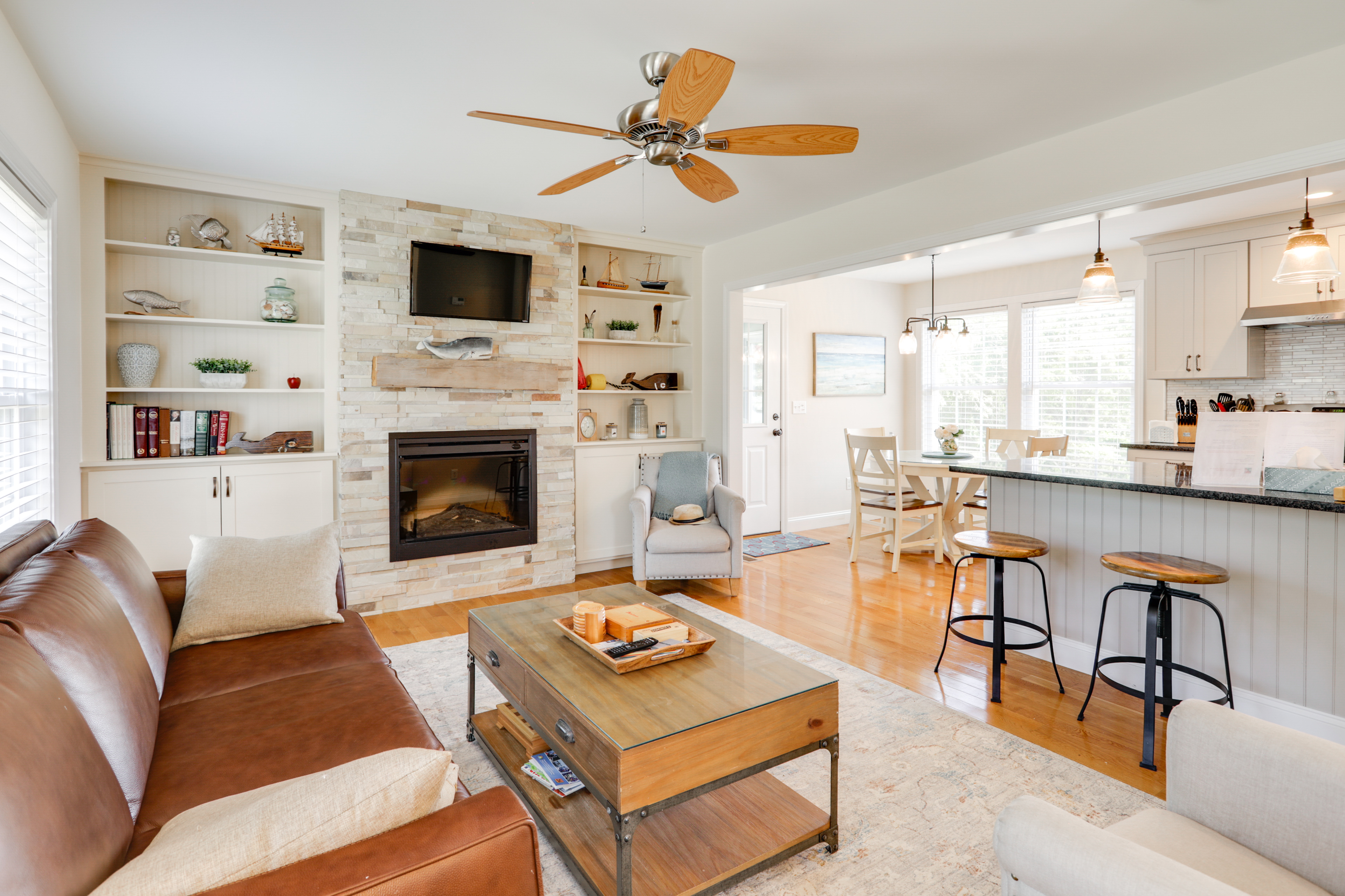 Walk to Pawcatuck River: Family-Friendly Home!