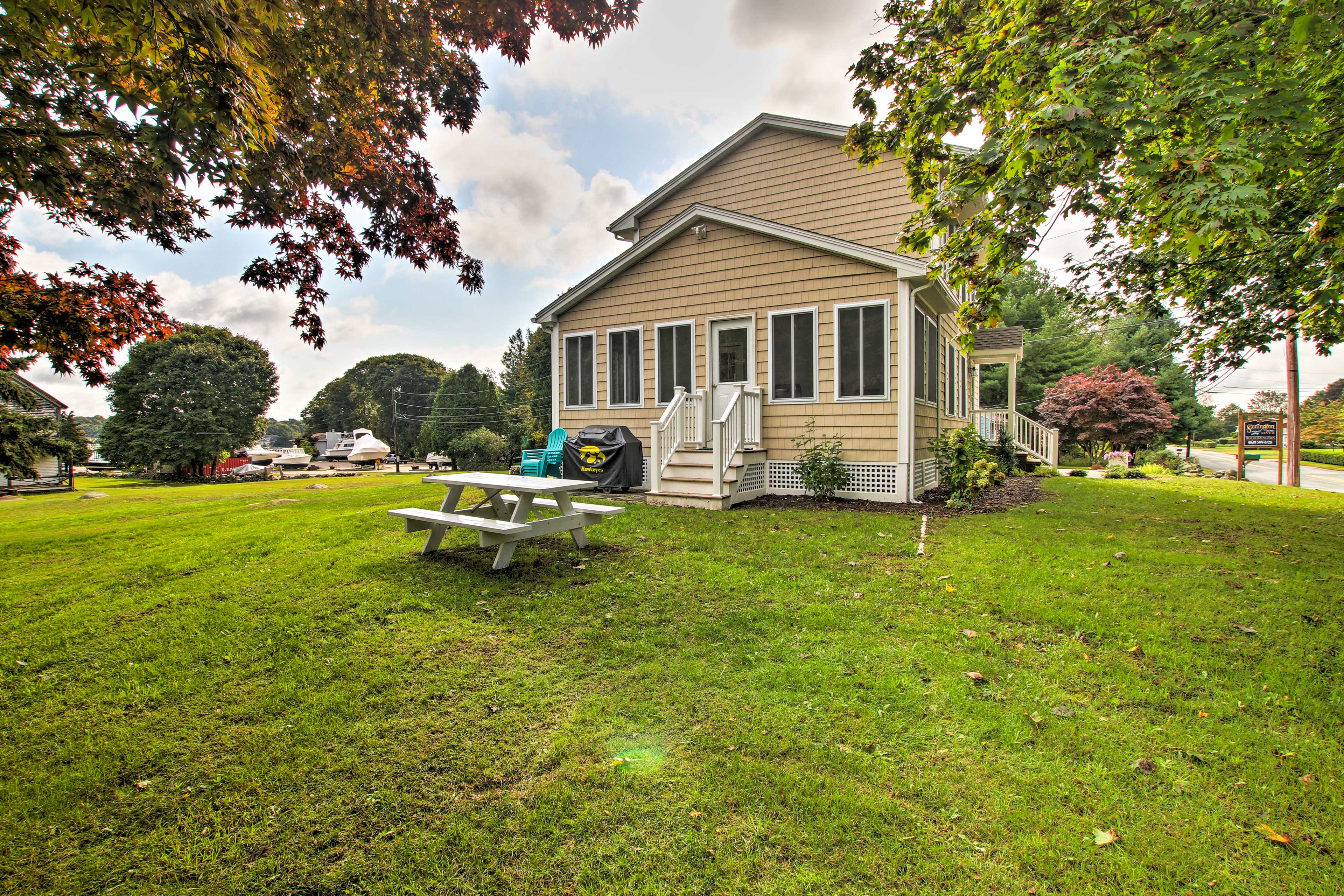 Property Image 2 - Charming Home w/ Yard: Steps to Pawcatuck River!