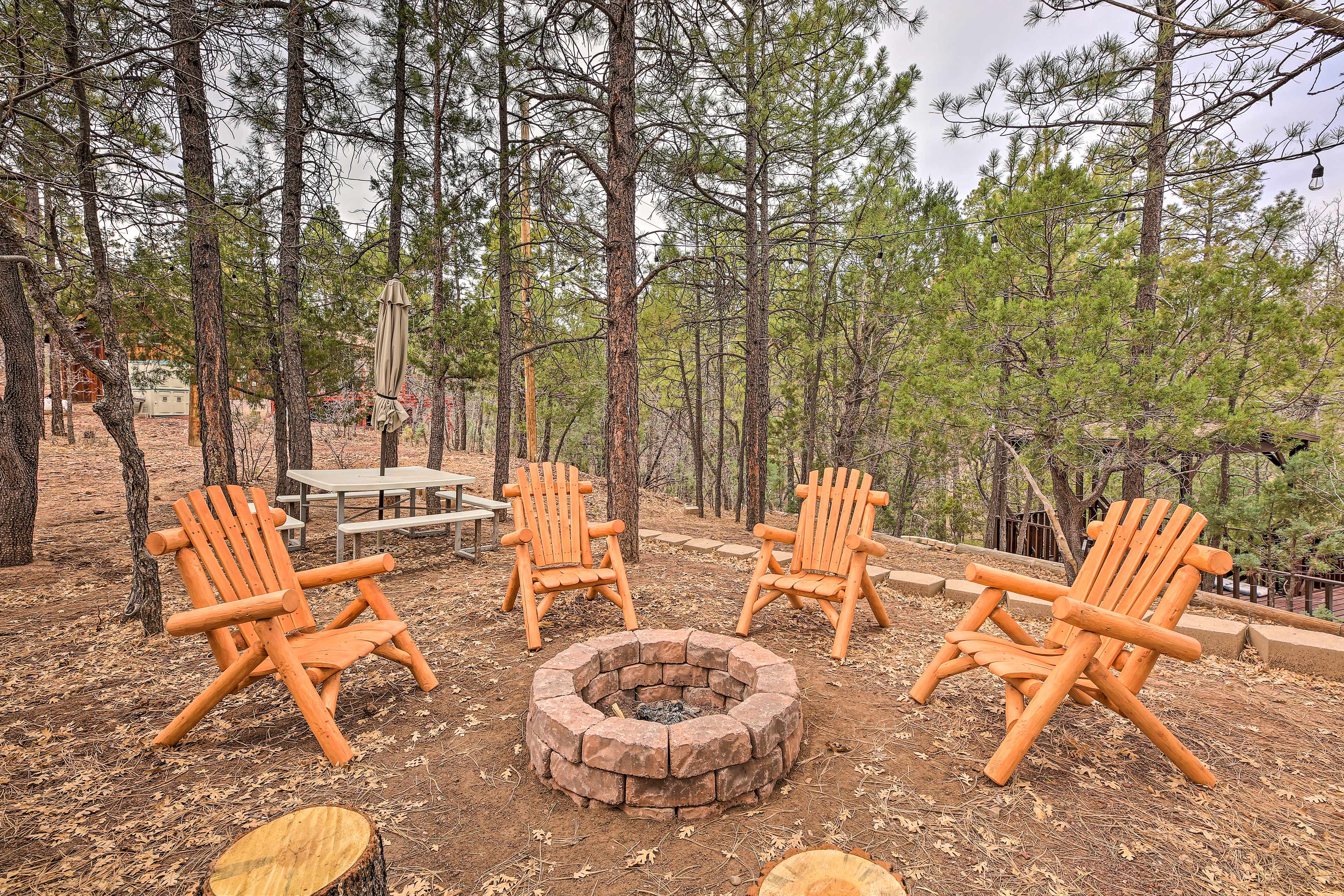 Property Image 2 - Show Low Cabin w/ BBQ + Fire Pit: Pets Welcome!