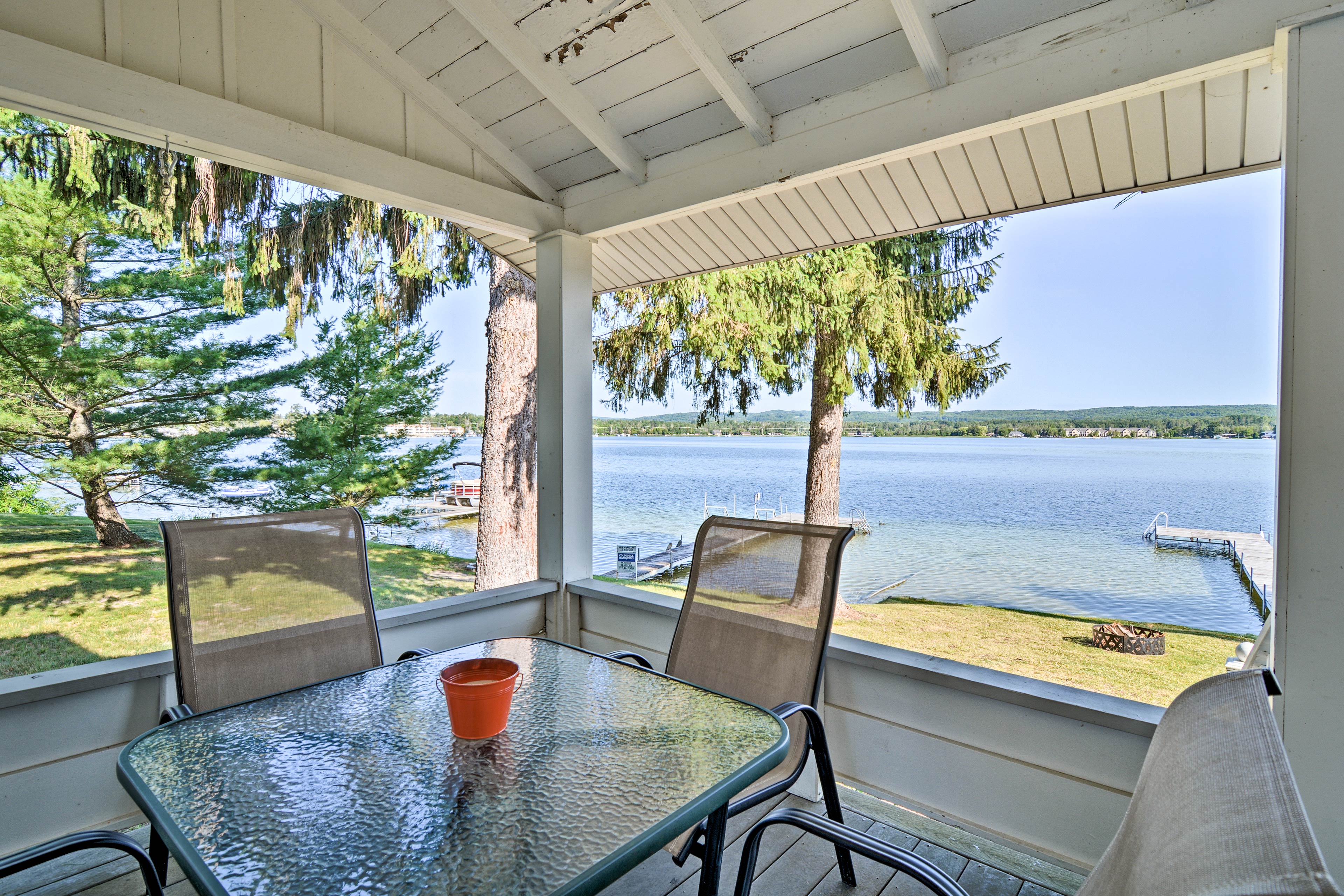 Property Image 1 - Petoskey Waterfront Cottage w/ Deck + Grill!