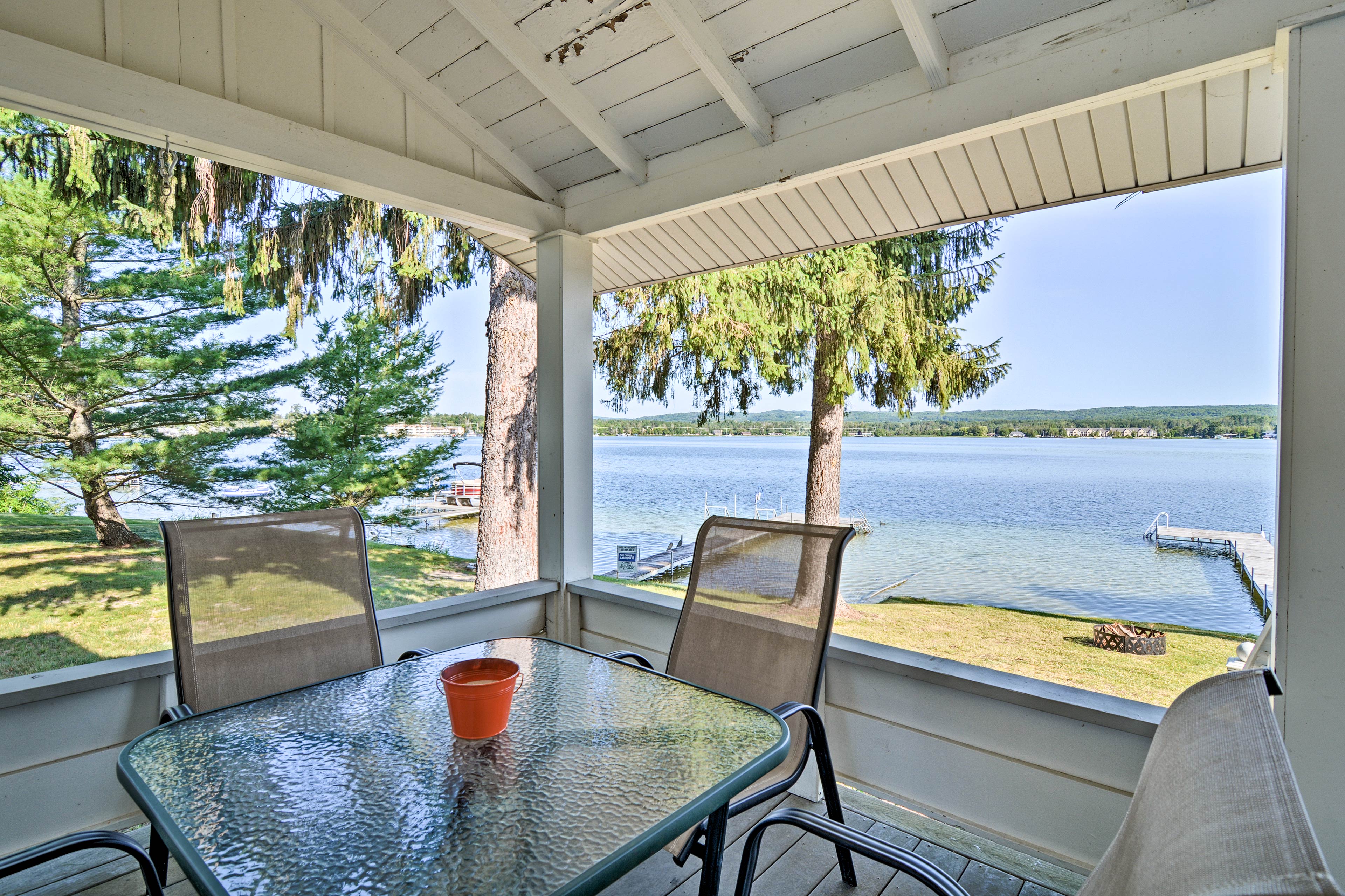 Property Image 1 - Waterfront Petoskey Cottage w/ Deck + Grill!