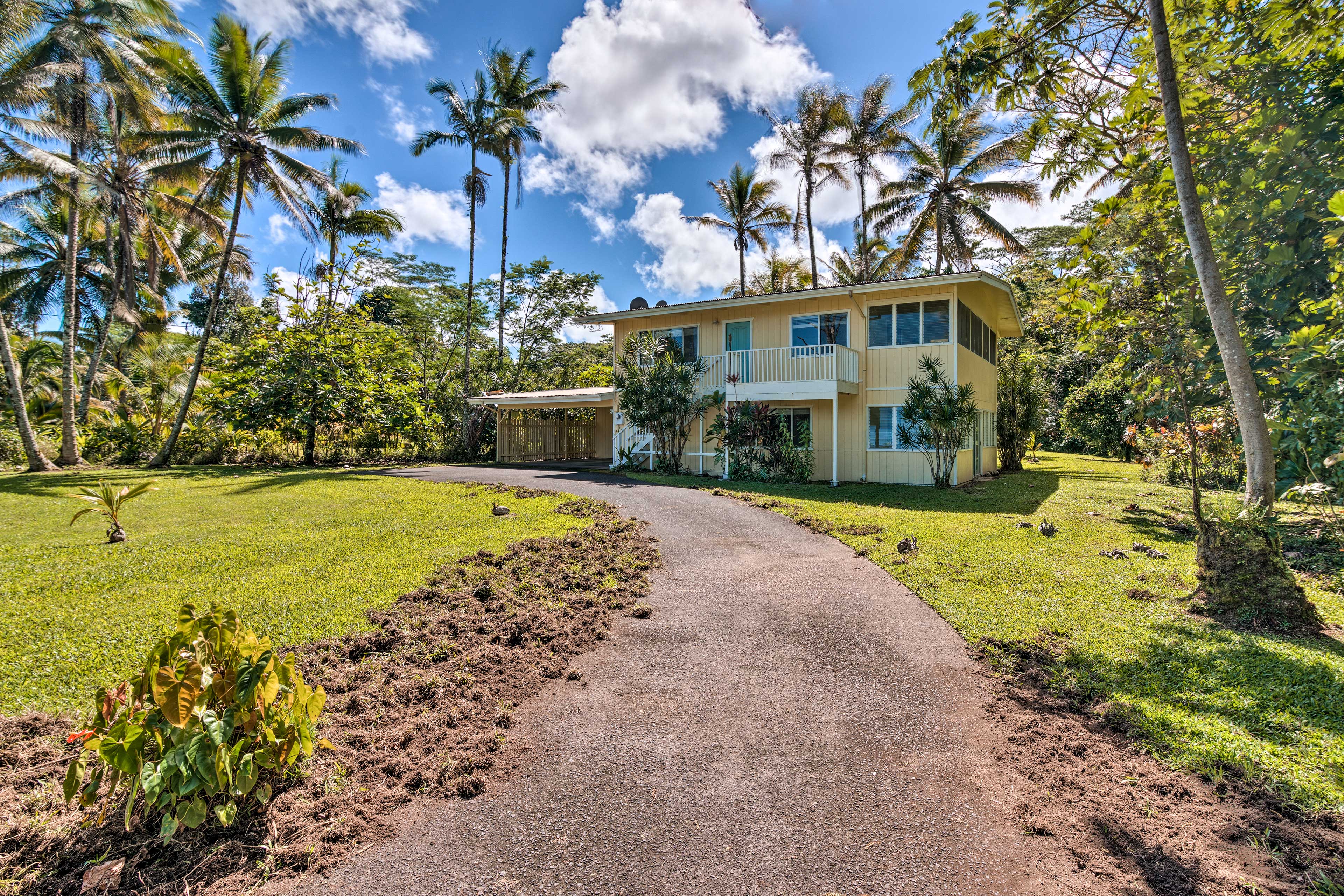 Property Image 1 - Sunny Pahoa Retreat: Snorkel, Hike & Shop!