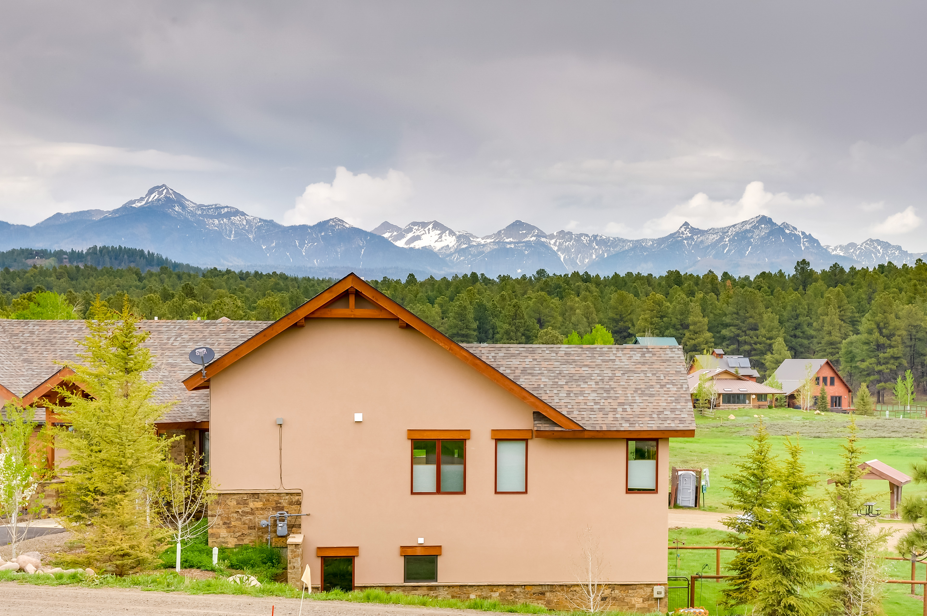 Property Image 2 - Deck & Fire Pit: Pagosa Springs Home!