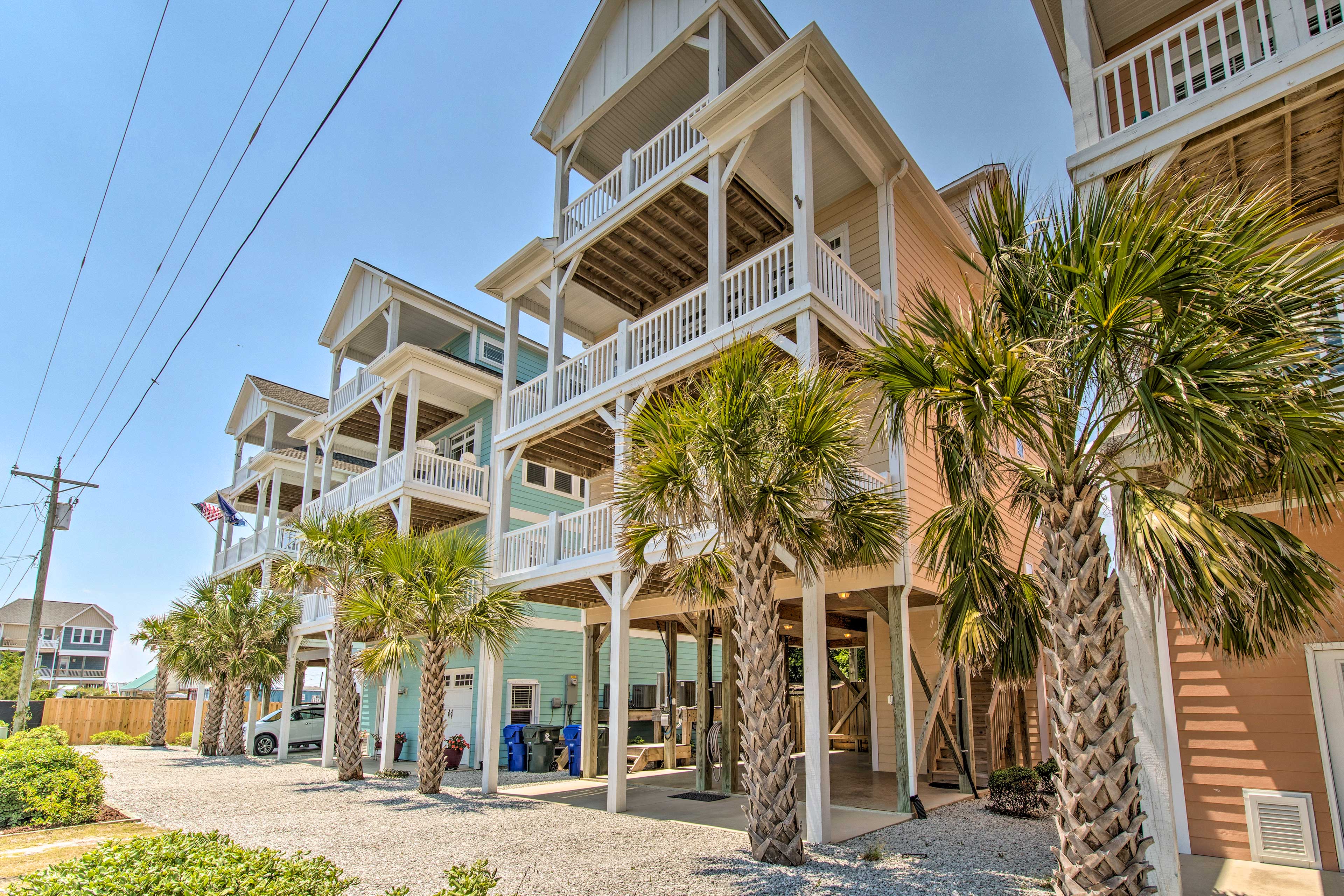 Property Image 1 - Surf City Escape w/ 6 Decks: Steps To Beach