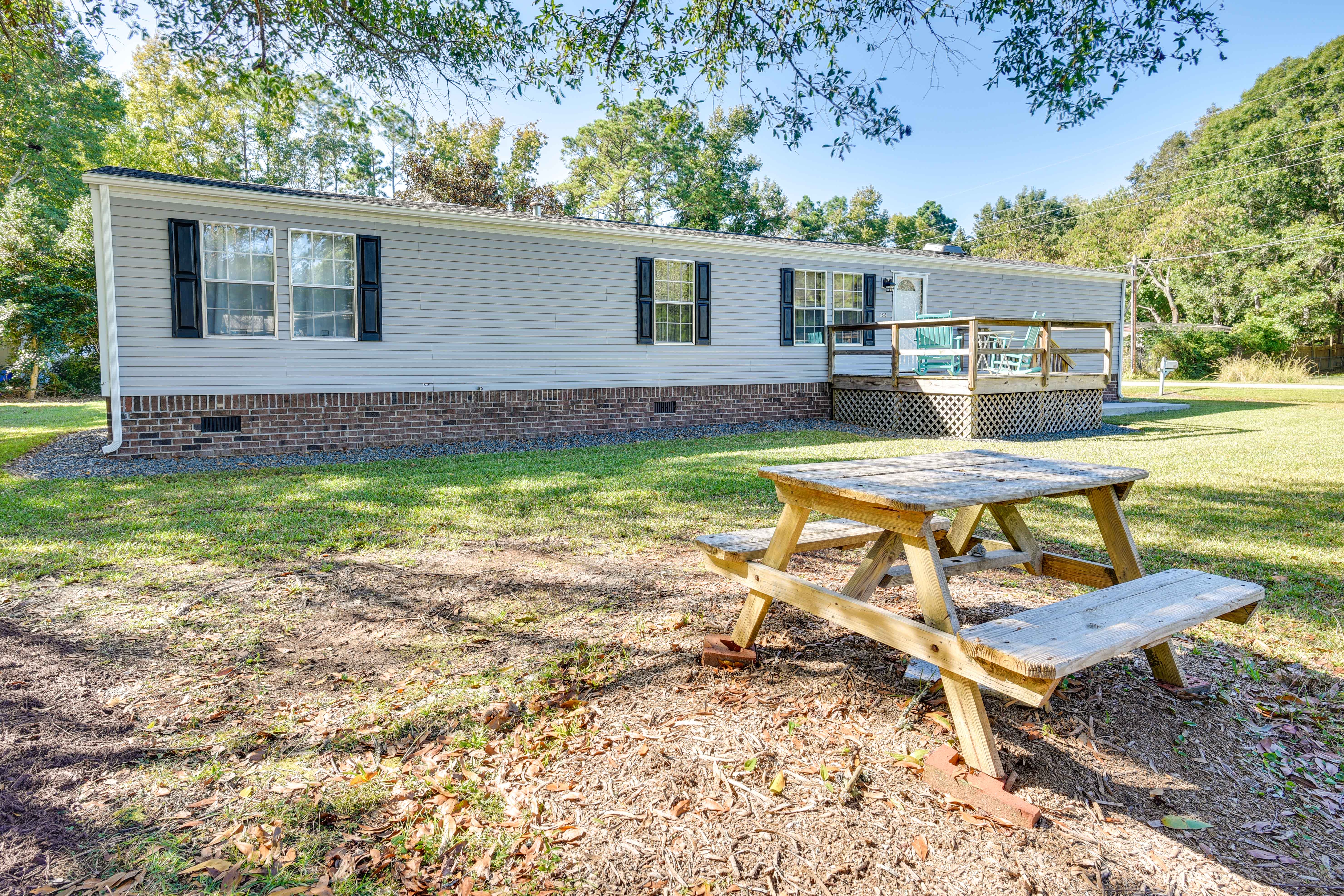 Property Image 2 - Supply Cottage w/ Deck < 2 Mi to the Beach!