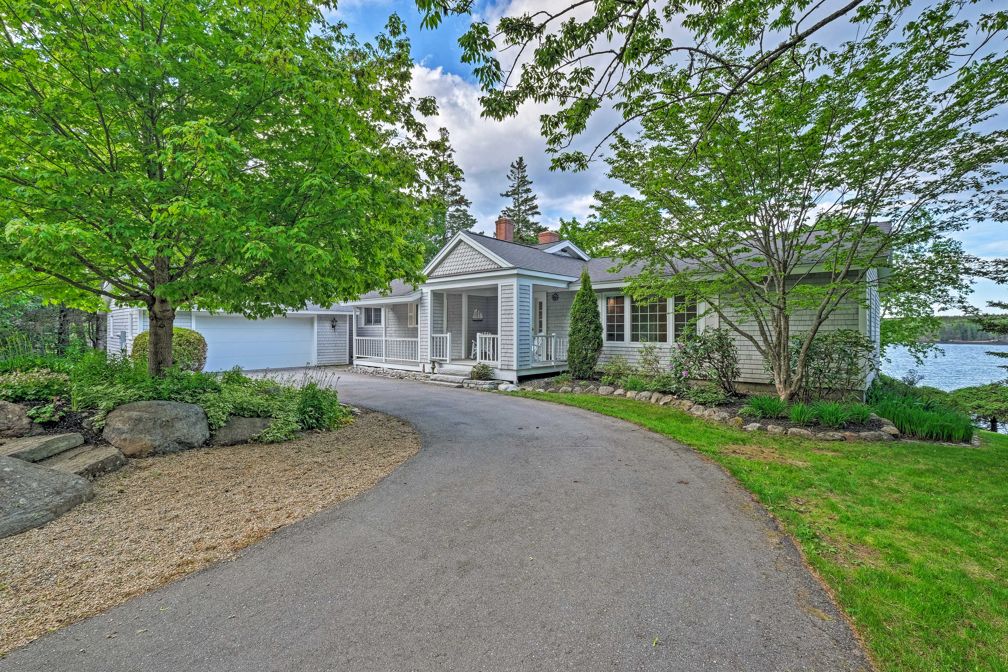 Property Image 1 - Lovely Waterfront Owls Head Home w/ Own Beach