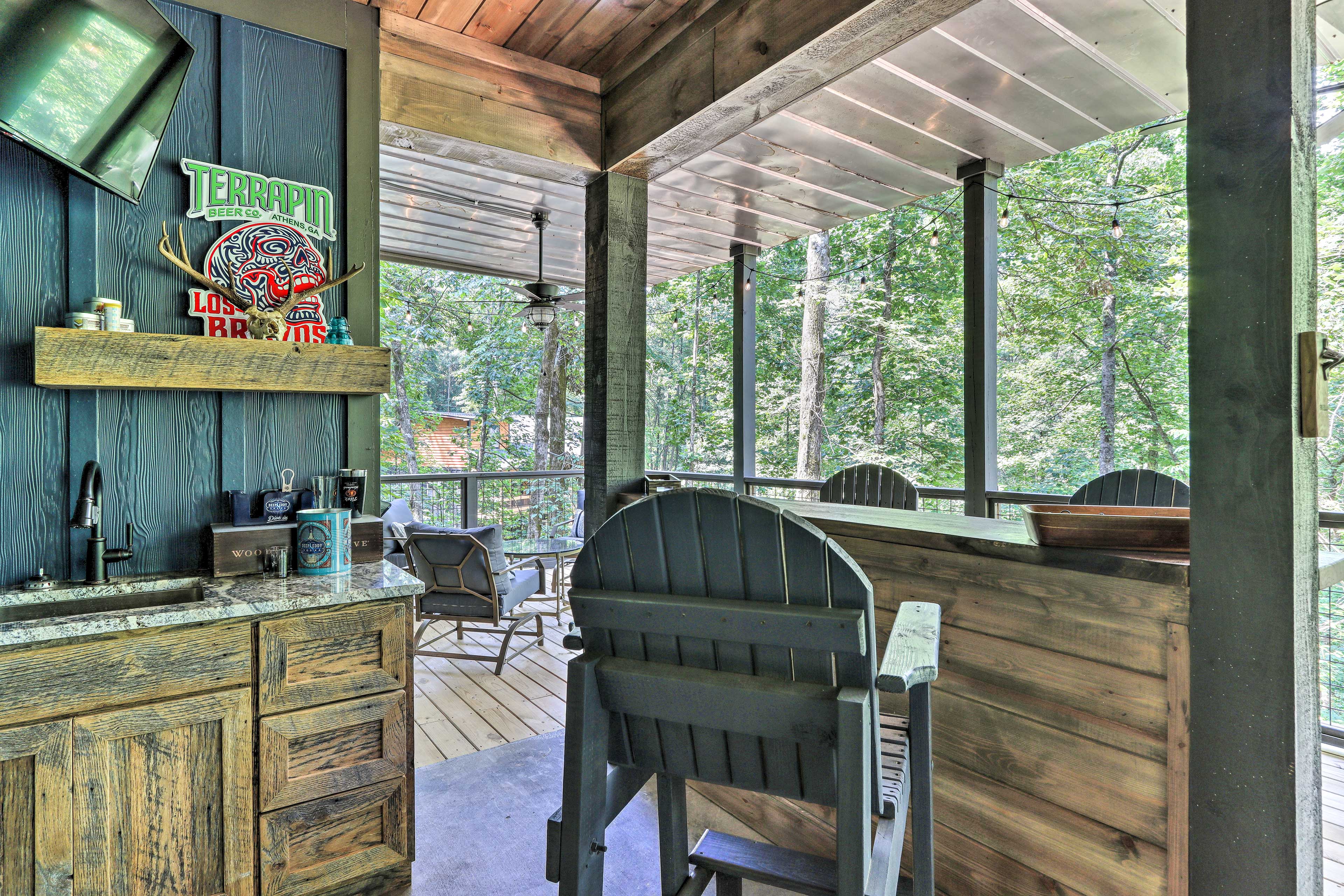 Property Image 2 - Ellijay Cabin Escape: Hot Tub & Fire Pit!