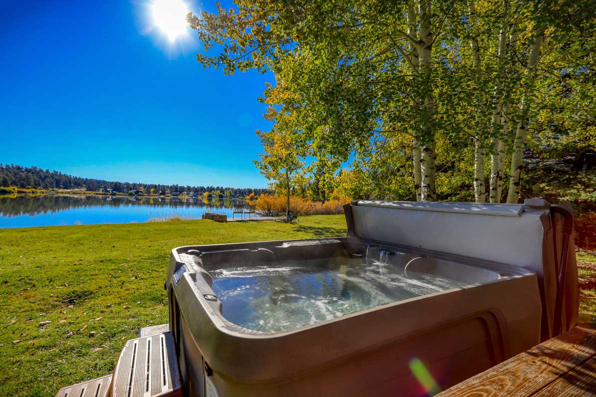Property Image 1 - Pagosa Lakefront Home w/ Hot Tub, A/C, & Canoe!