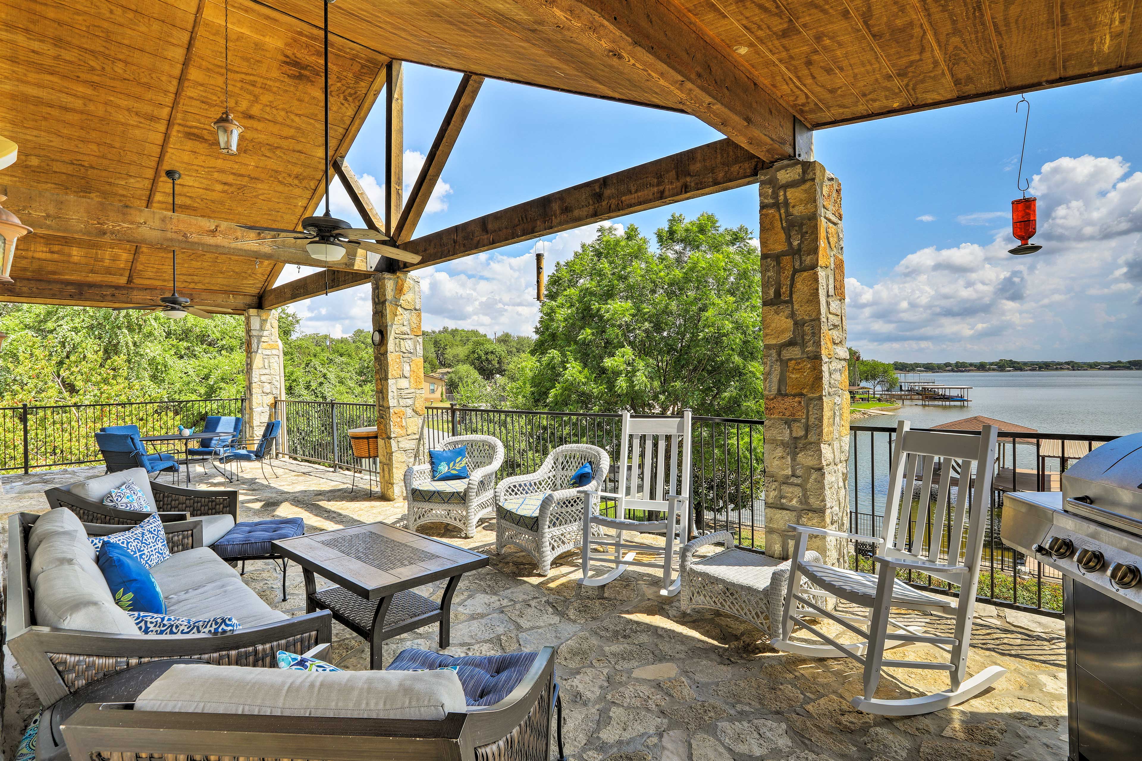 Property Image 1 - Lakefront Granbury Home w/ Dock, Decks & Hot Tub!