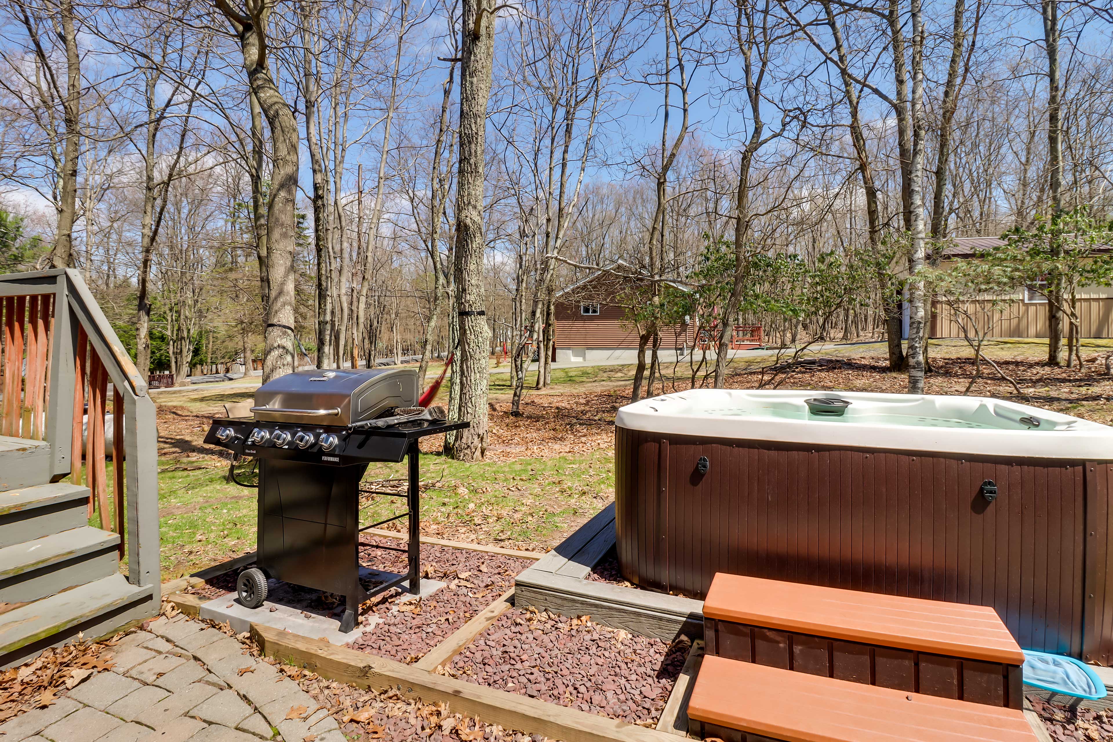 Property Image 2 - Spacious Poconos Home w/ Game Room, Deck + Hot Tub