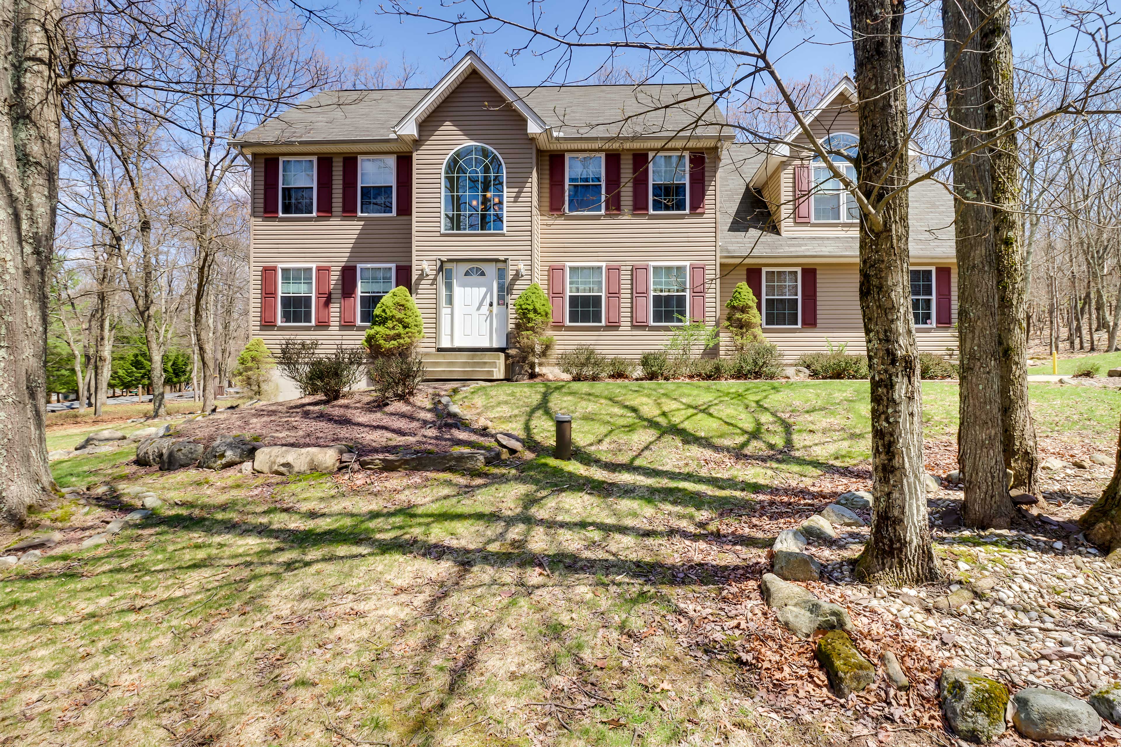 Property Image 1 - Spacious Poconos Home w/ Game Room, Deck + Hot Tub