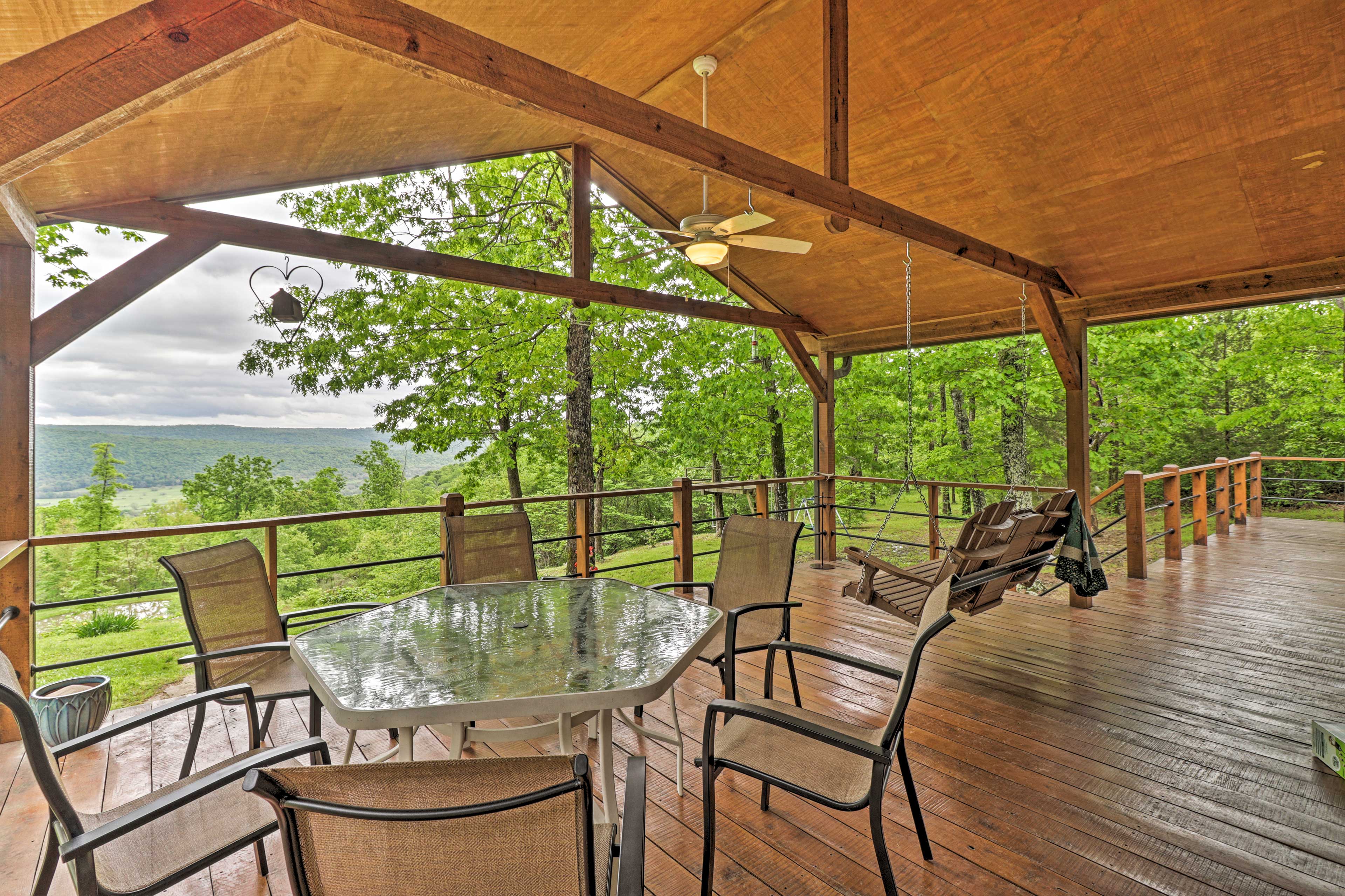 Property Image 2 - Spacious & Elegant Mountain View Cabin w/ Deck!