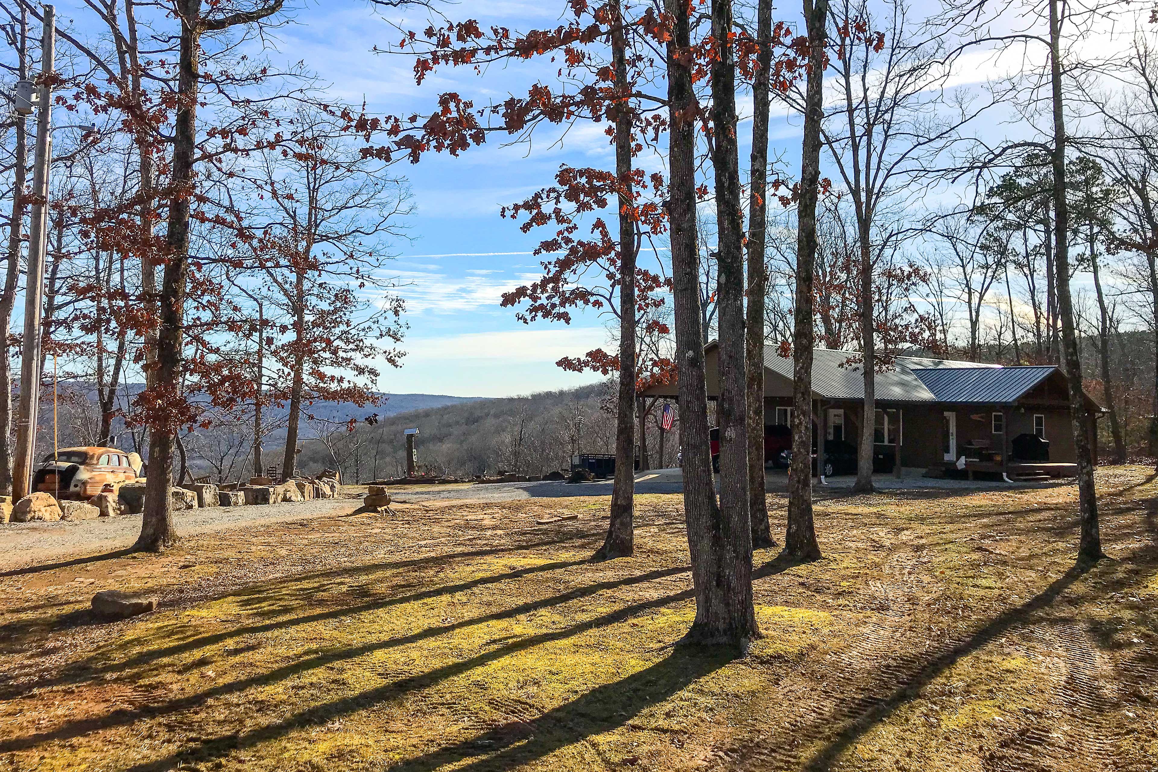 Property Image 1 - Spacious & Elegant Mountain View Cabin w/ Deck!