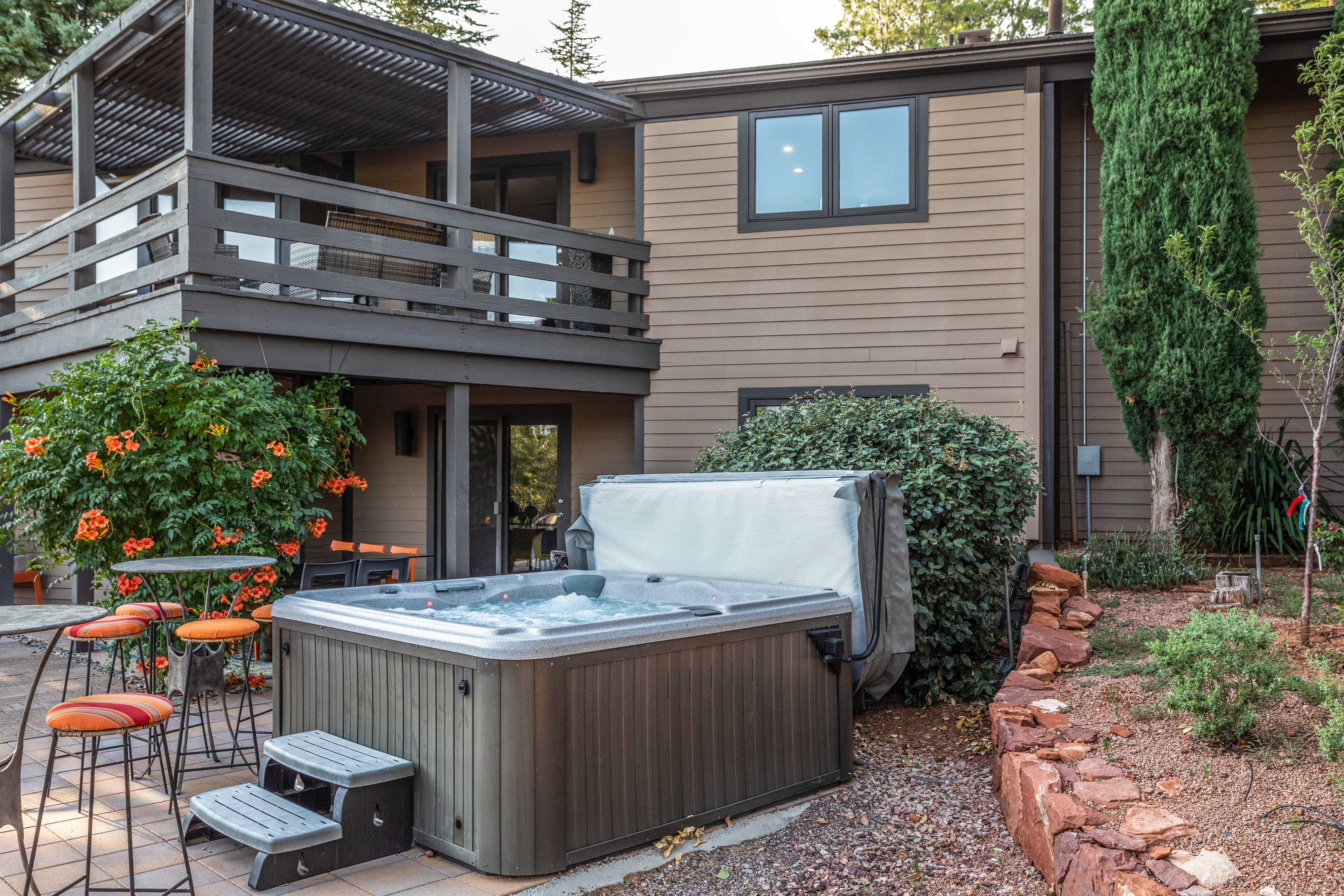 Property Image 2 - Sleek Sedona Abode w/ Hot Tub + Outdoor Hangout!