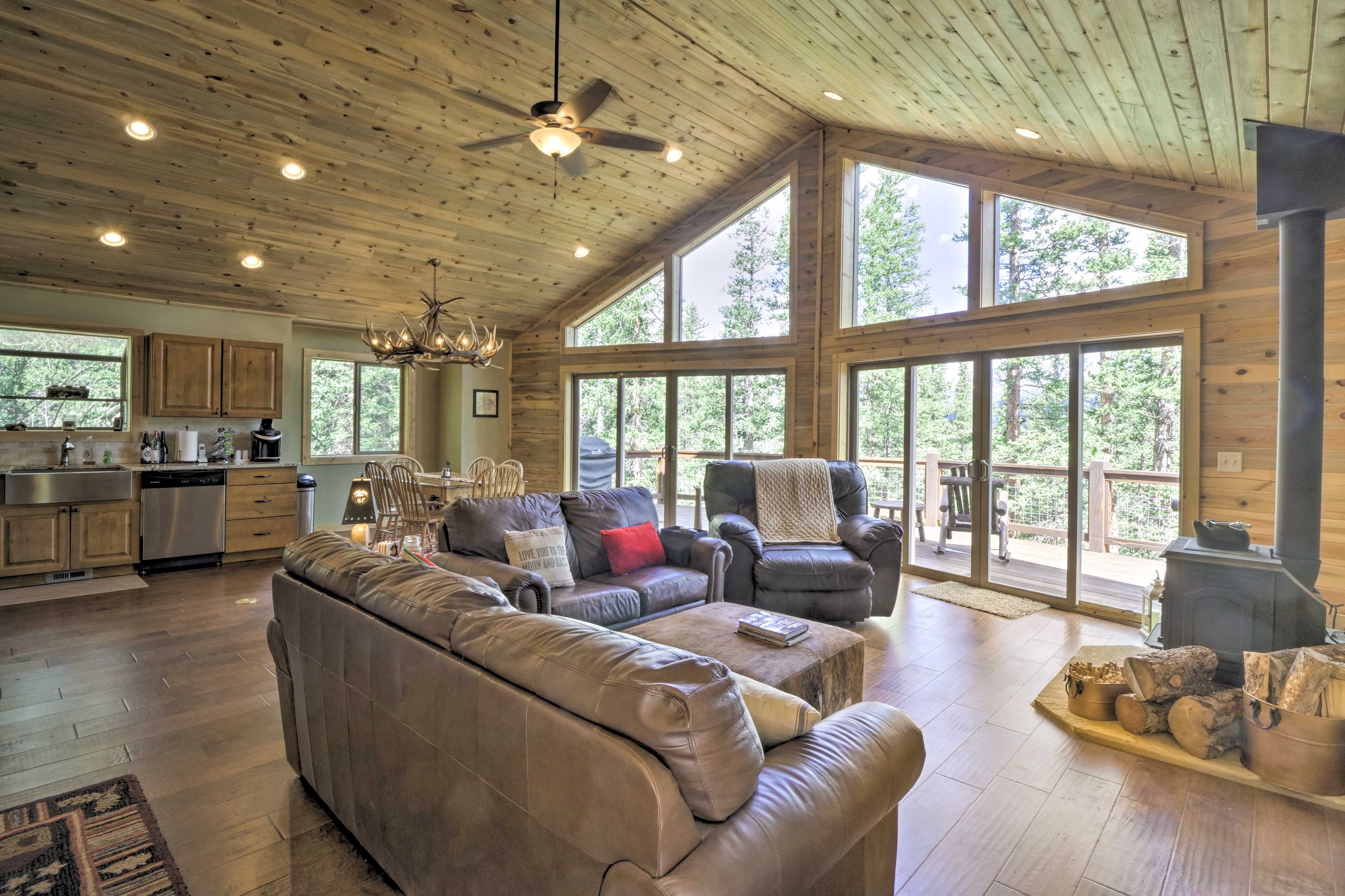 Property Image 1 - Spacious Cabin w/ Views & Deck Near Jefferson Lake