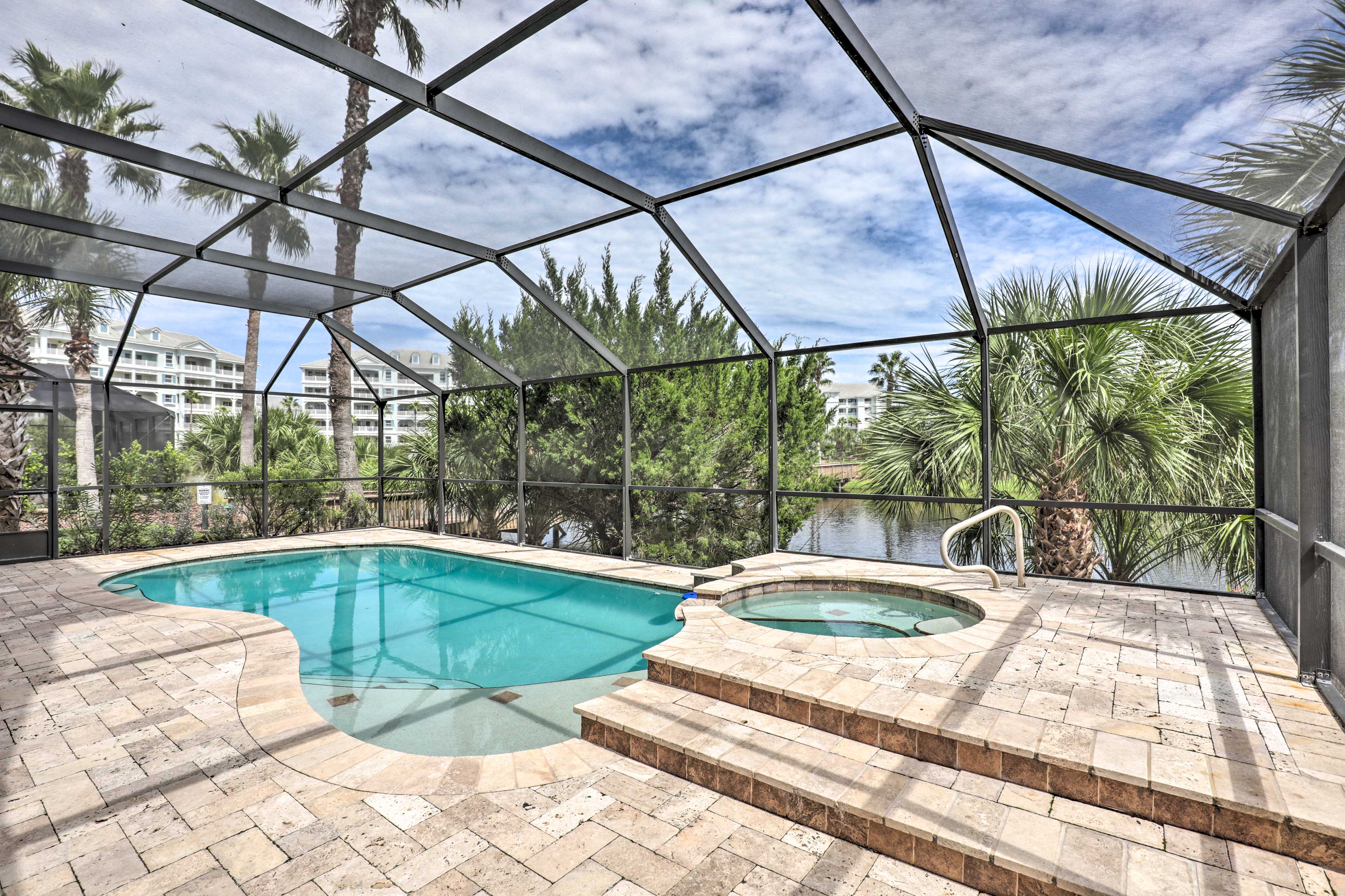 Property Image 1 - Spacious Palm Coast Oasis w/ Pool: Steps to Beach!