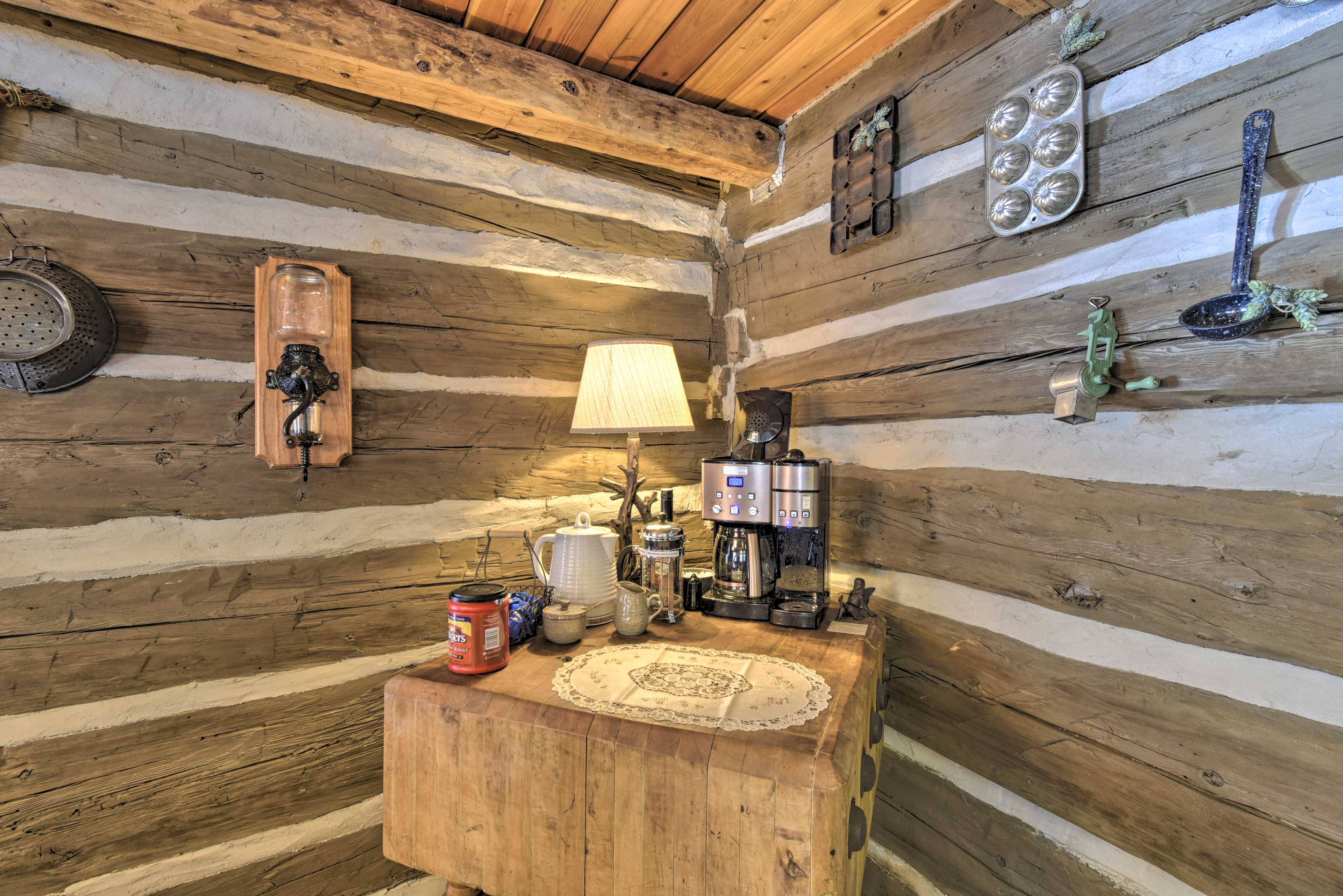 Log Cabin on the Wolf River w/ Private Hot Tub!