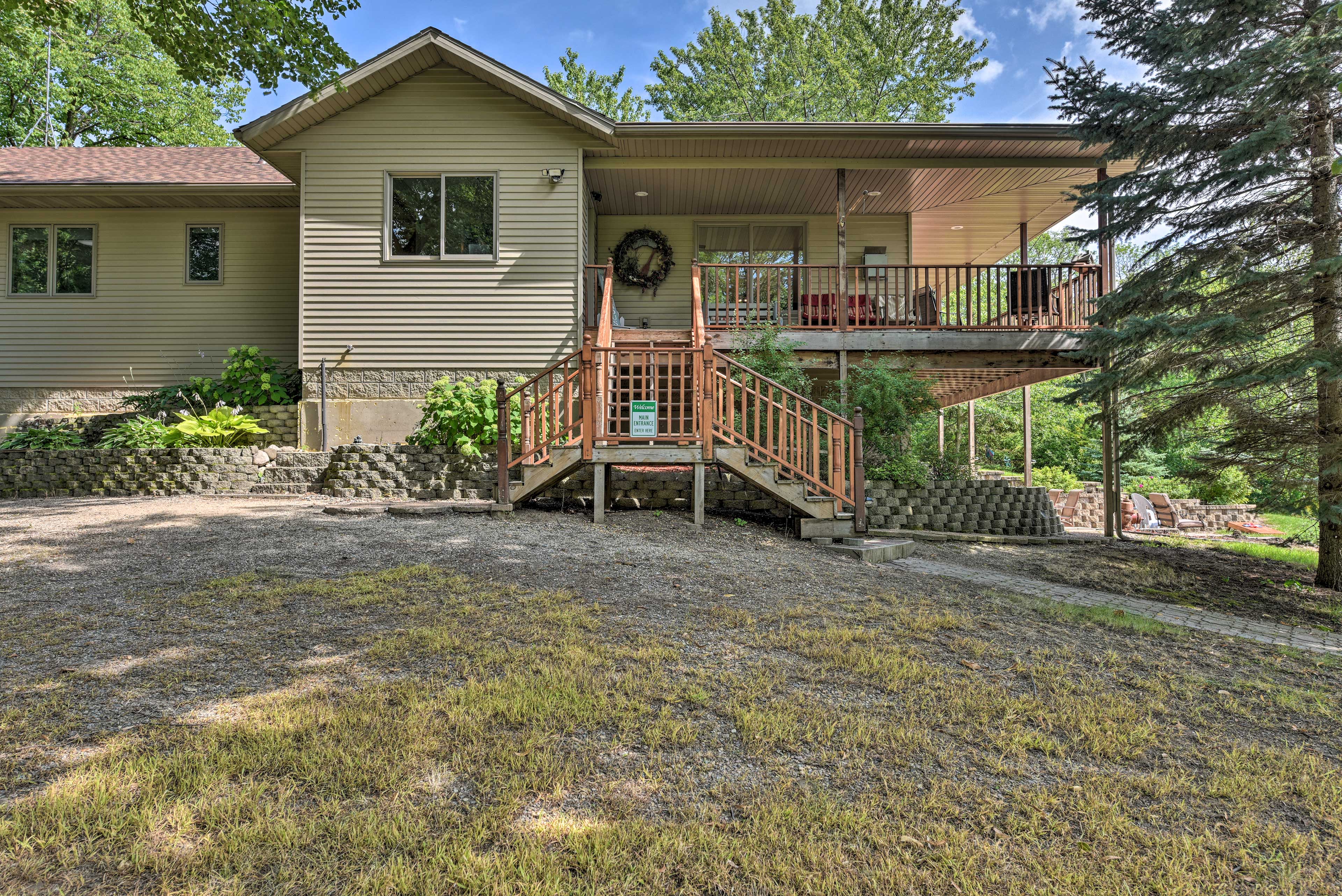 Private Lakefront Retreat w/ Hot Tub, Deck & Views