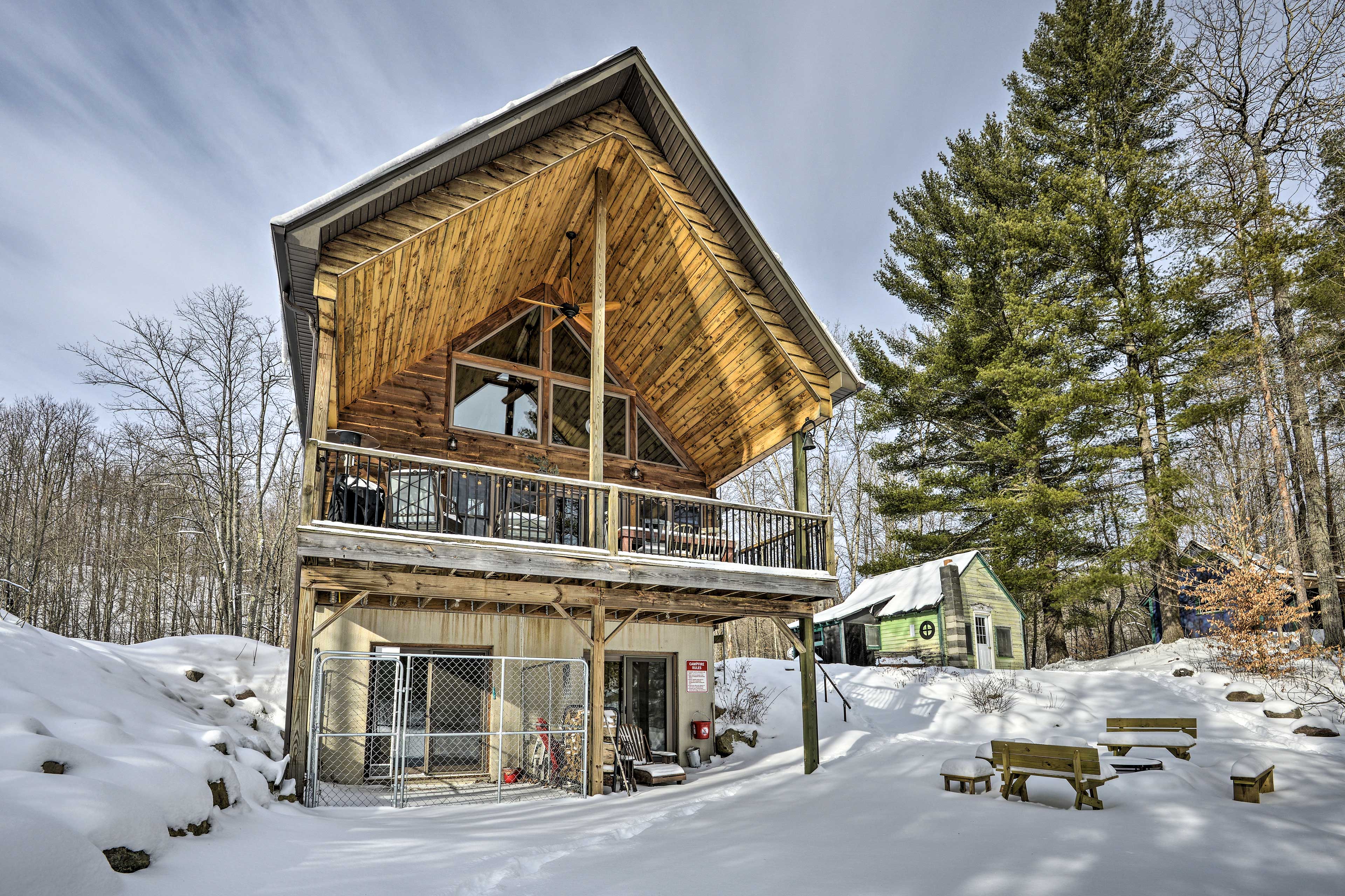 Property Image 1 - Adirondack Cabin on Private Lake Near Glenfield!