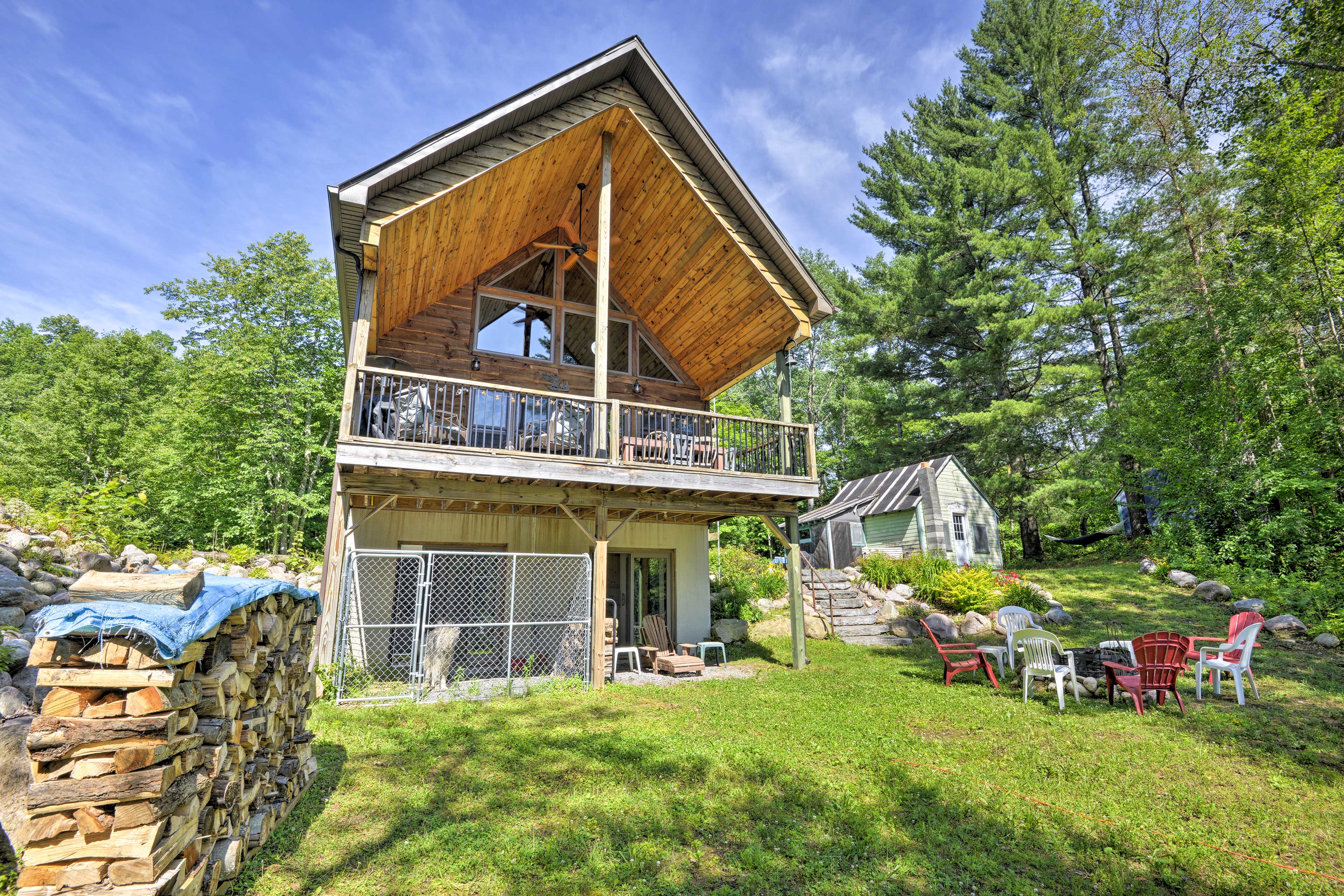 Property Image 1 - Adirondack Cabin on Private Lake Near Glenfield!