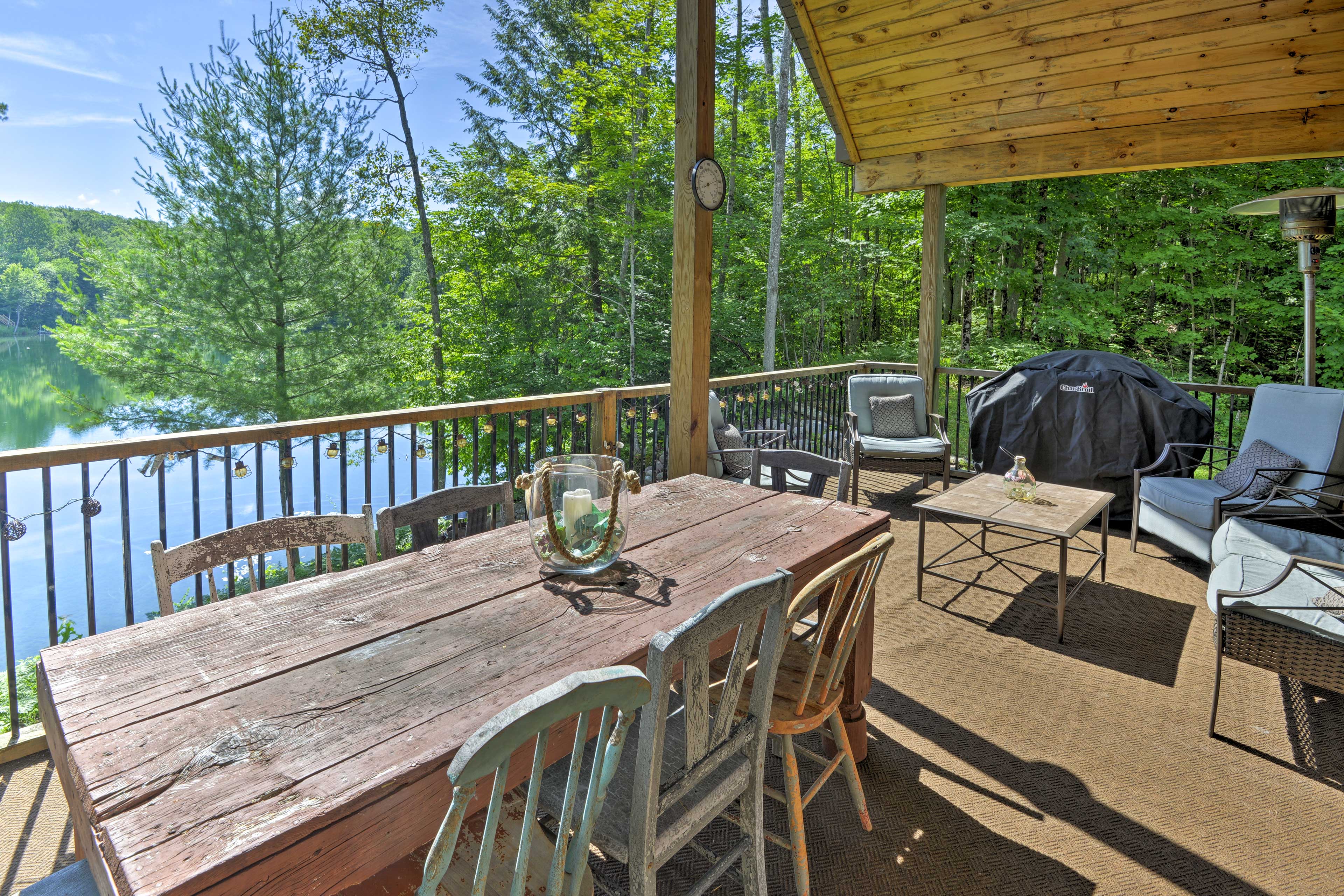 Adirondack Cabin on Private Lake Near Glenfield!