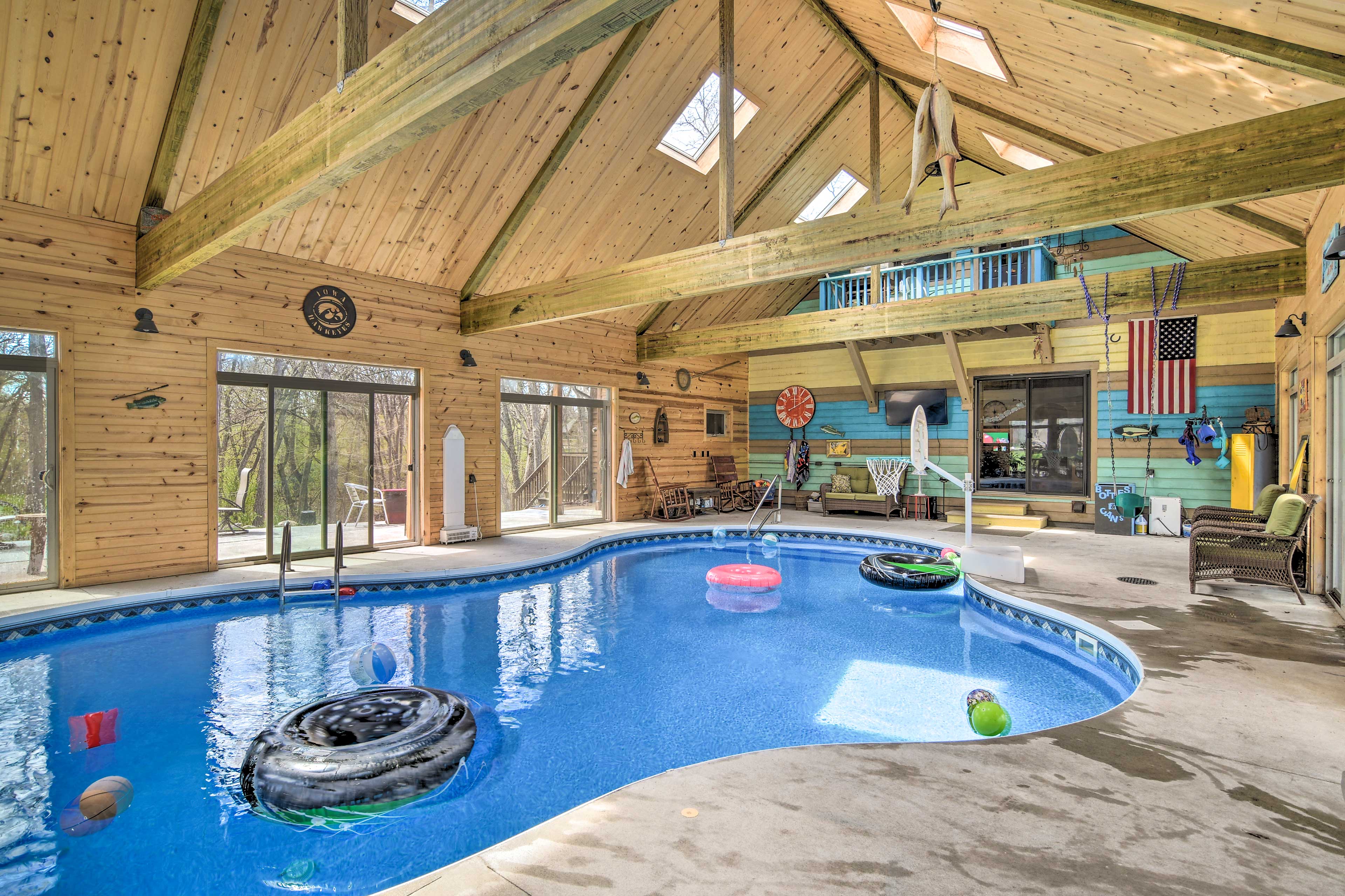 Property Image 2 - Raccoon River Retreat: Indoor Pool & Outdoor Fun!