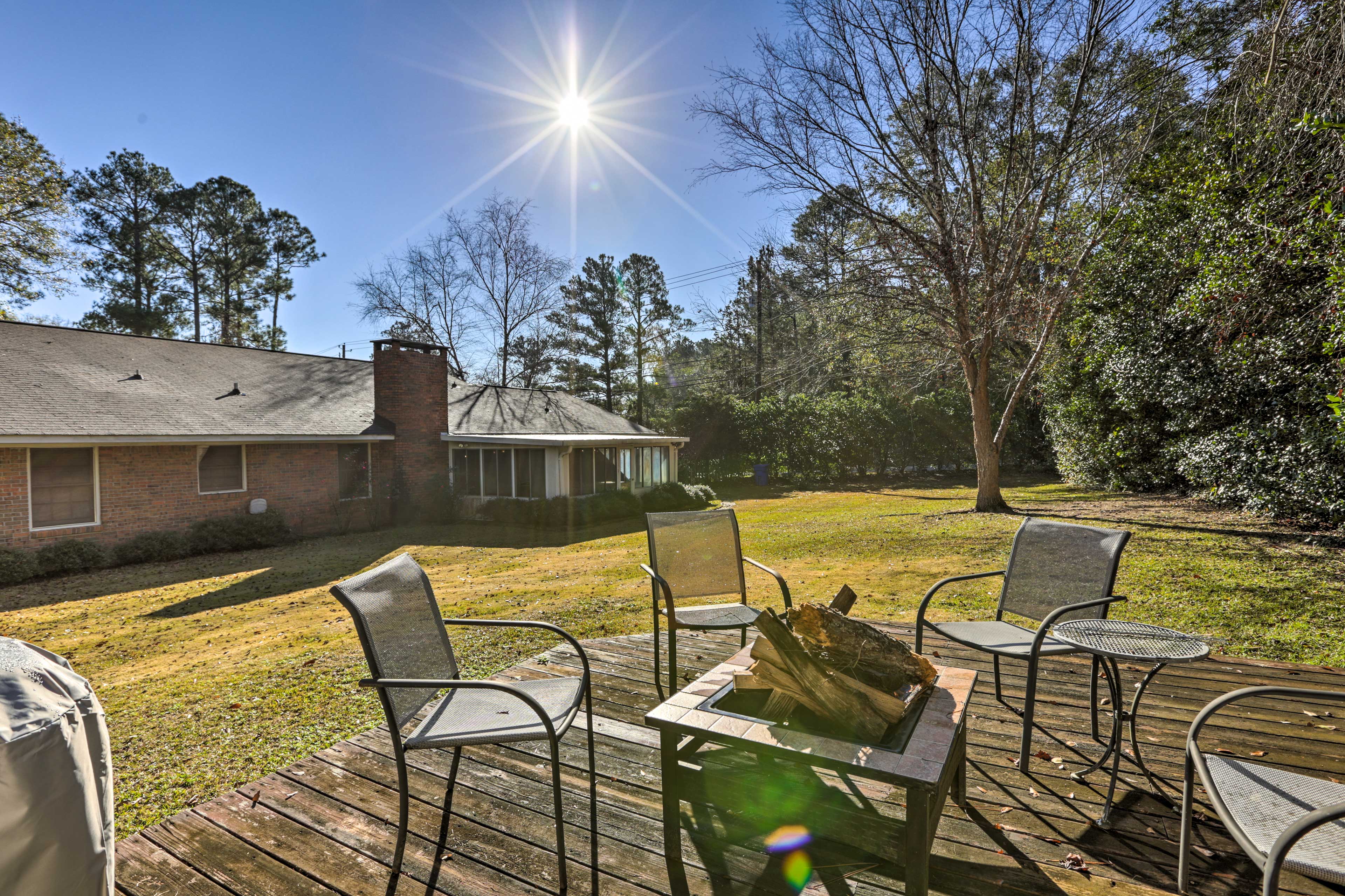 Property Image 1 - Quiet Dothan House with Fenced Yard + Fire Pit!